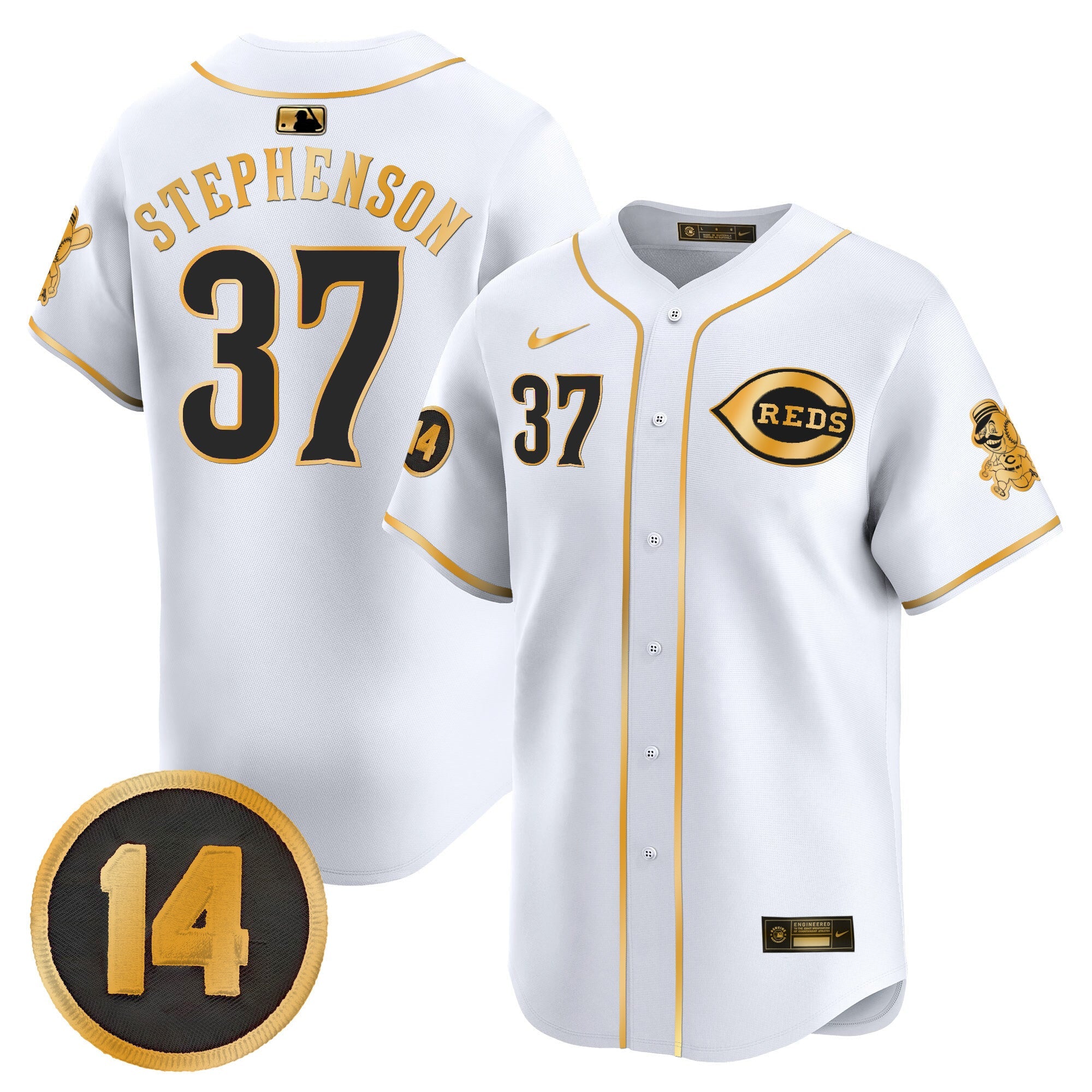Youth’s Cincinnati Pete Rose Patch Vapor Premier Limited Jersey
