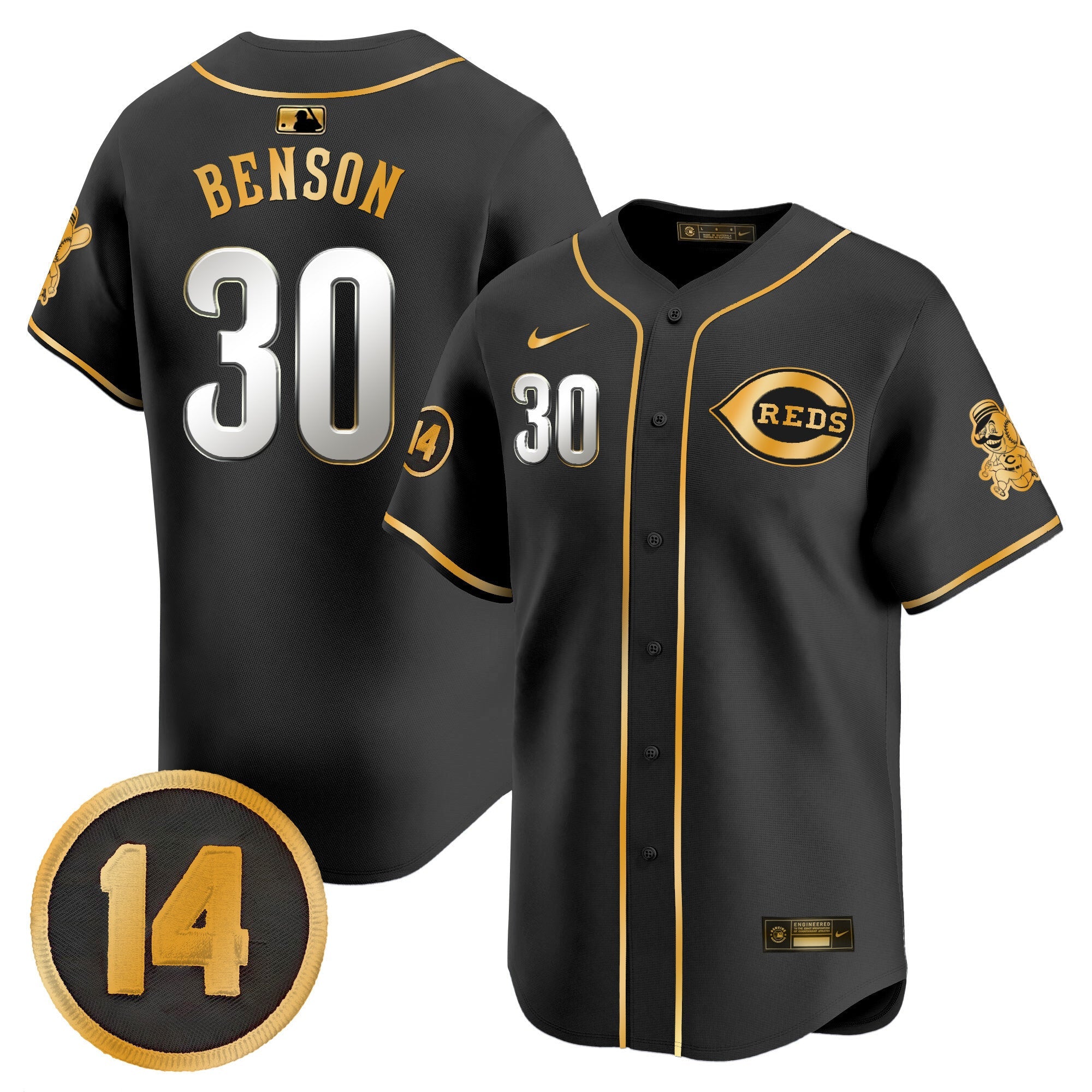 Youth’s Cincinnati Pete Rose Patch Vapor Premier Limited Jersey