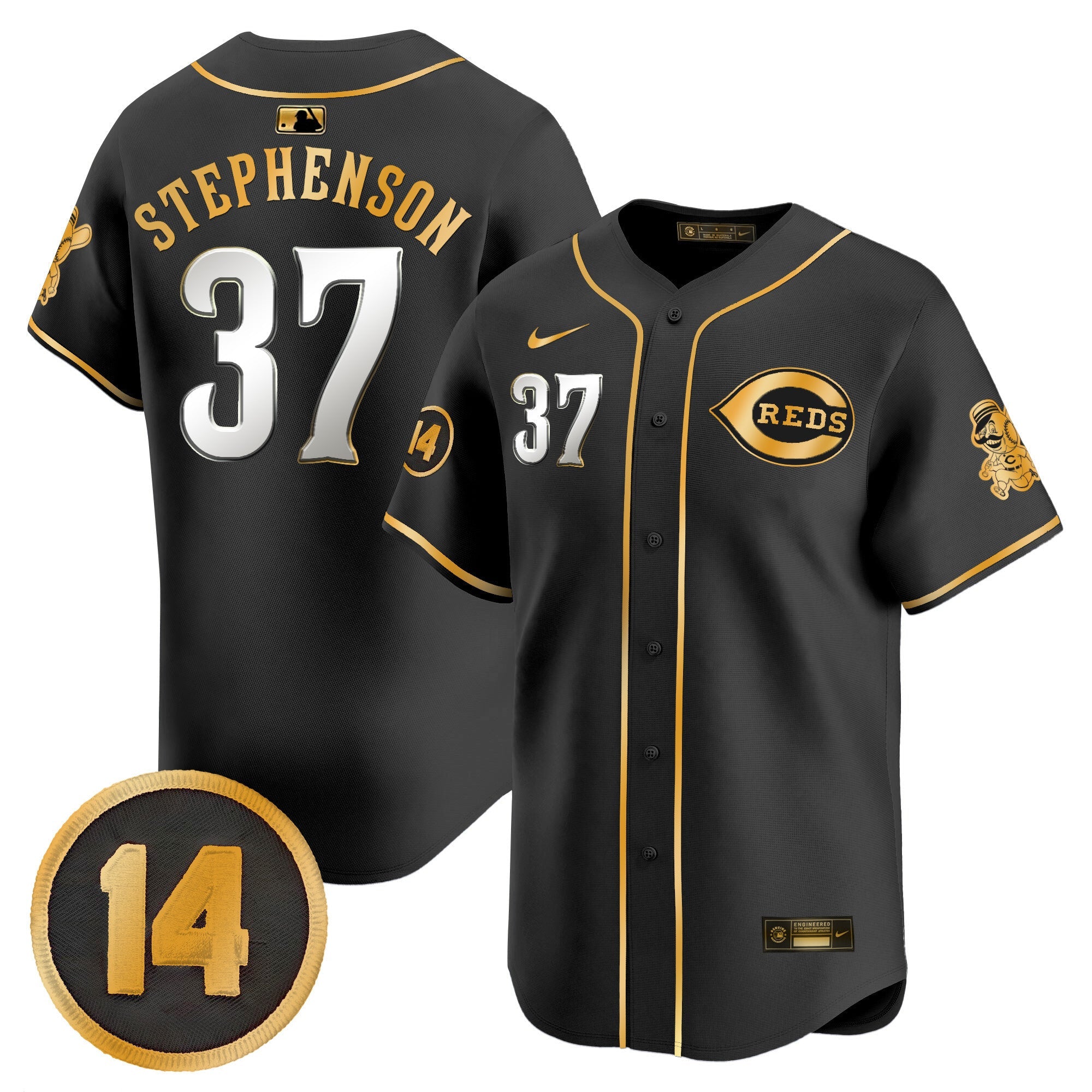 Youth’s Cincinnati Pete Rose Patch Vapor Premier Limited Jersey