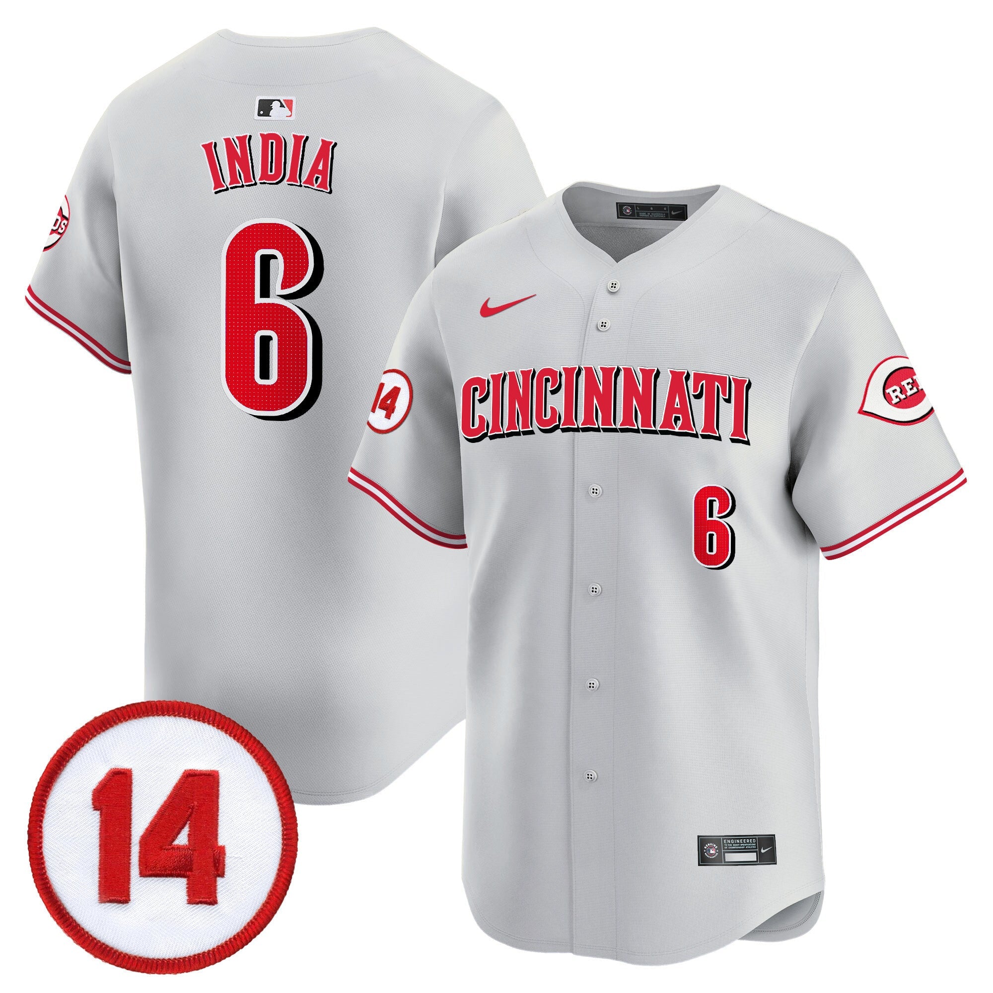 Youth’s Cincinnati Pete Rose Patch Vapor Premier Limited Jersey