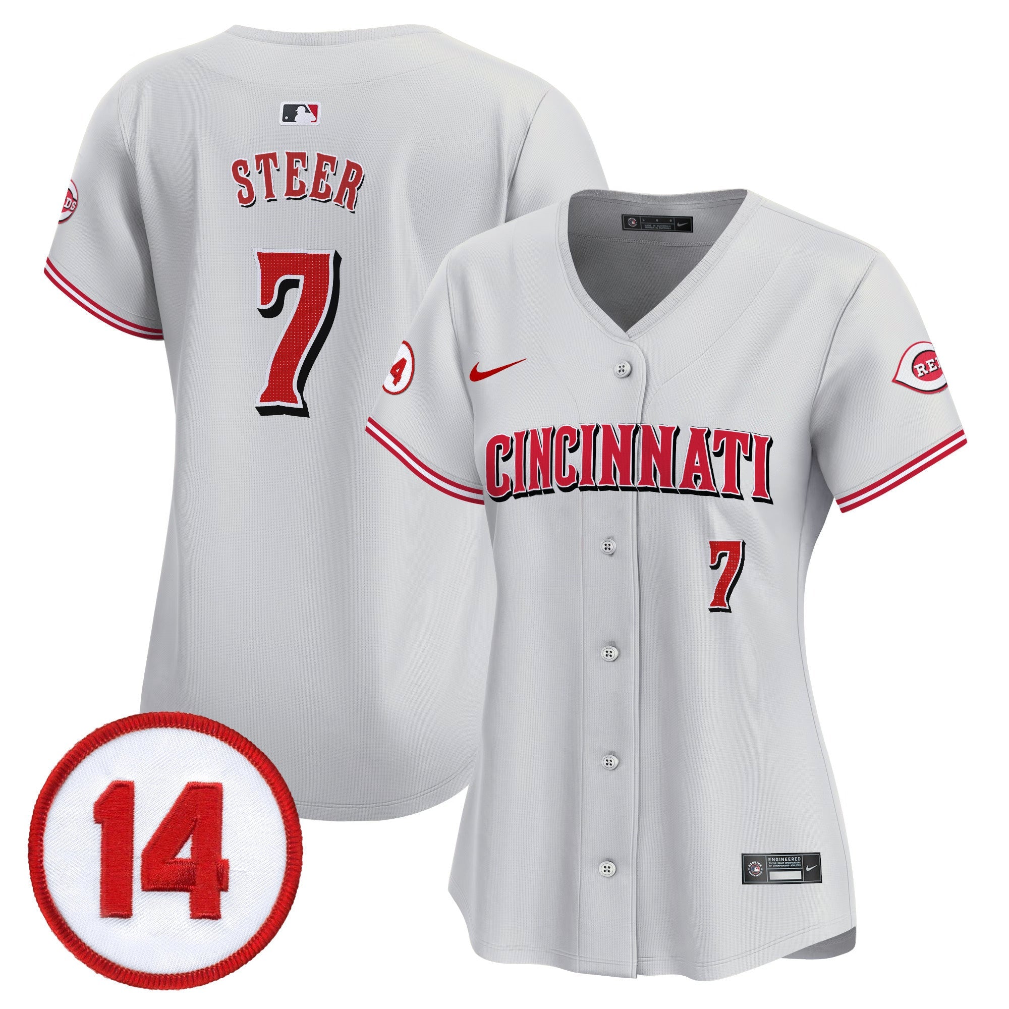 Women’s Cincinnati Pete Rose Patch Vapor Premier Limited Jersey