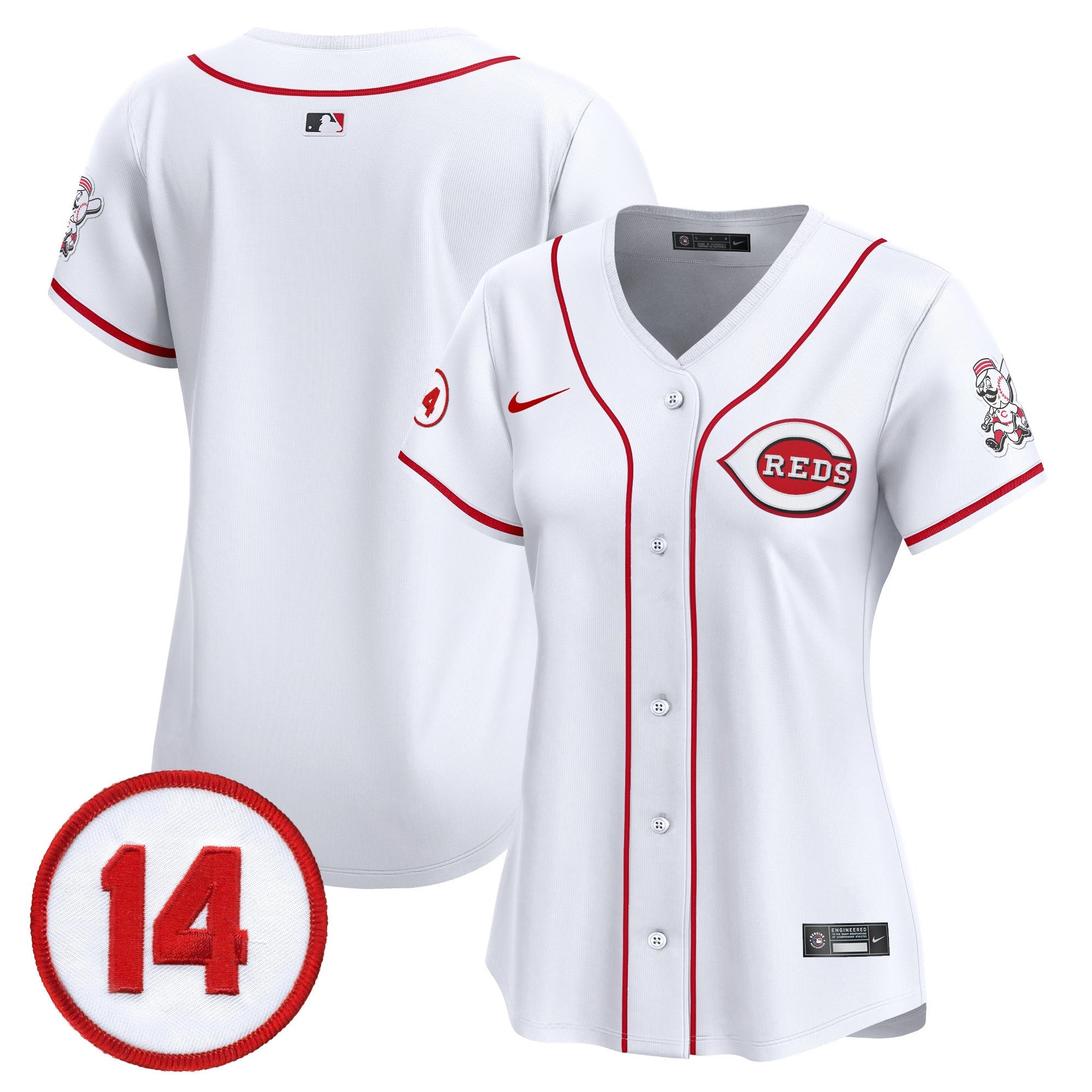 Women’s Cincinnati Pete Rose Patch Vapor Premier Limited Jersey
