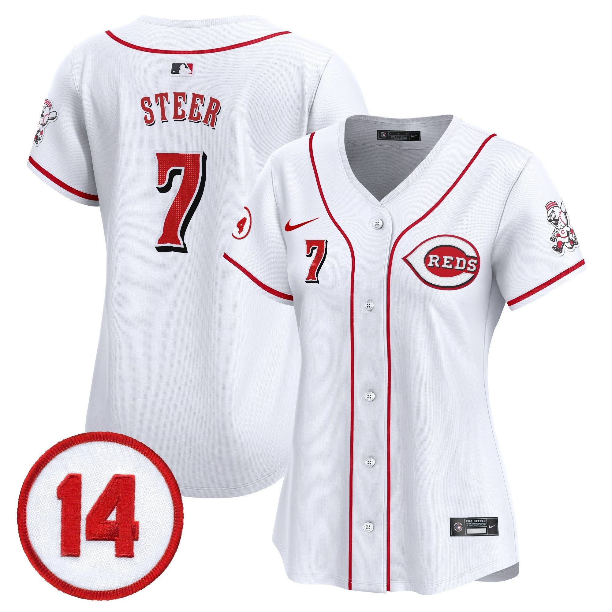 Women’s Cincinnati Pete Rose Patch Vapor Premier Limited Jersey