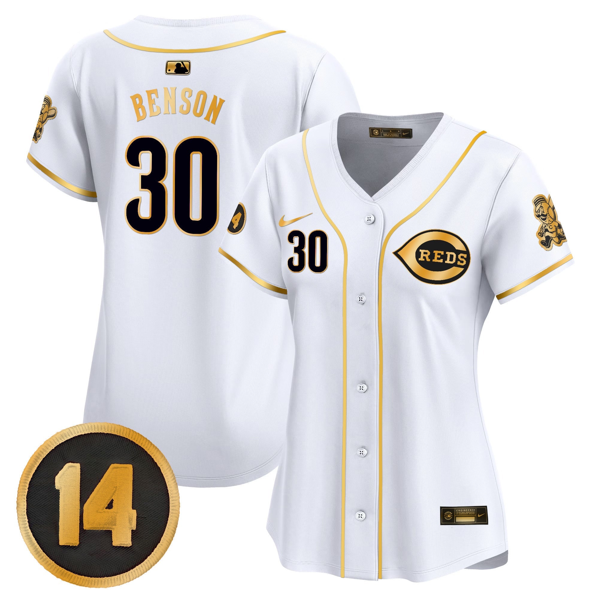 Women’s Cincinnati Pete Rose Patch Vapor Premier Limited Jersey