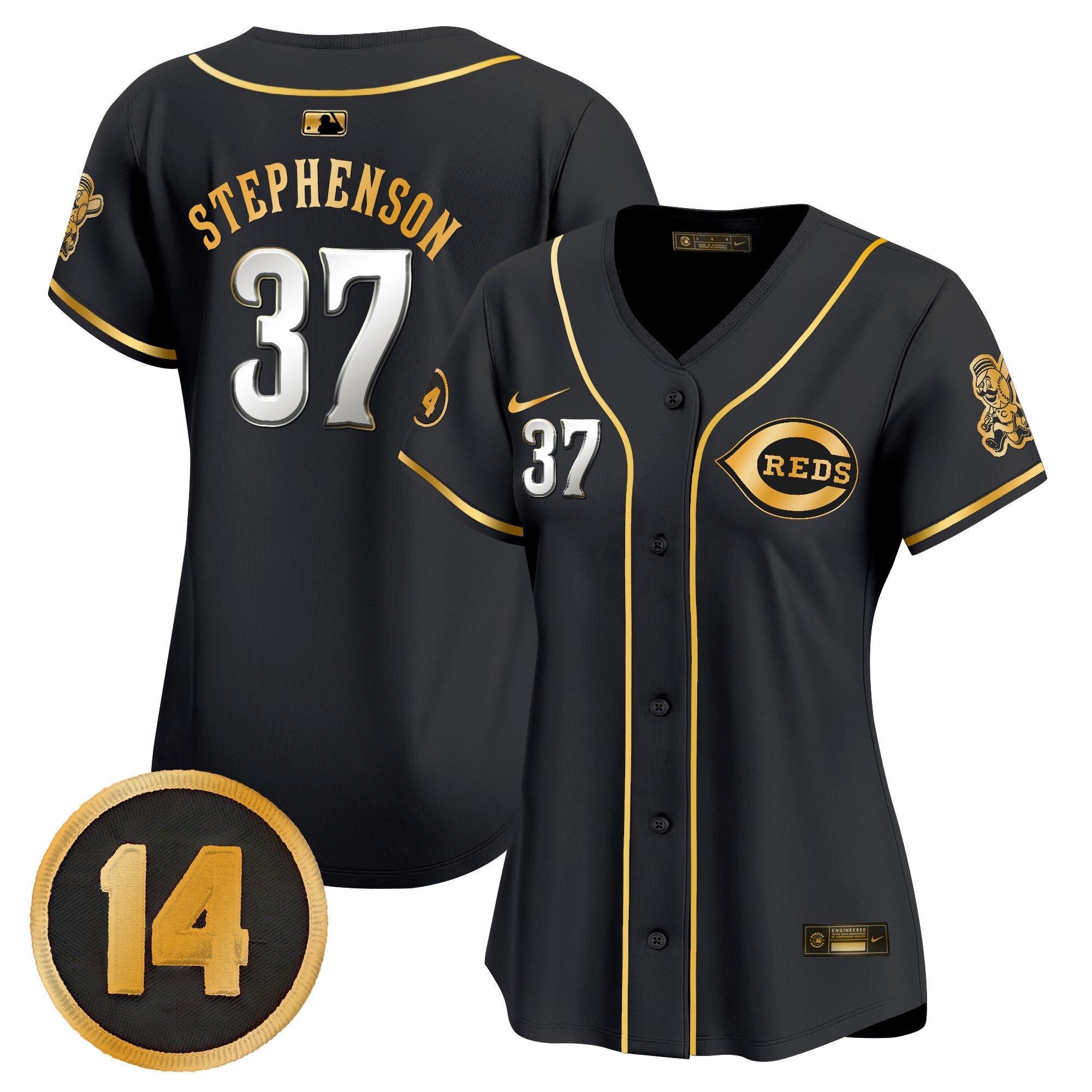 Women’s Cincinnati Pete Rose Patch Vapor Premier Limited Jersey