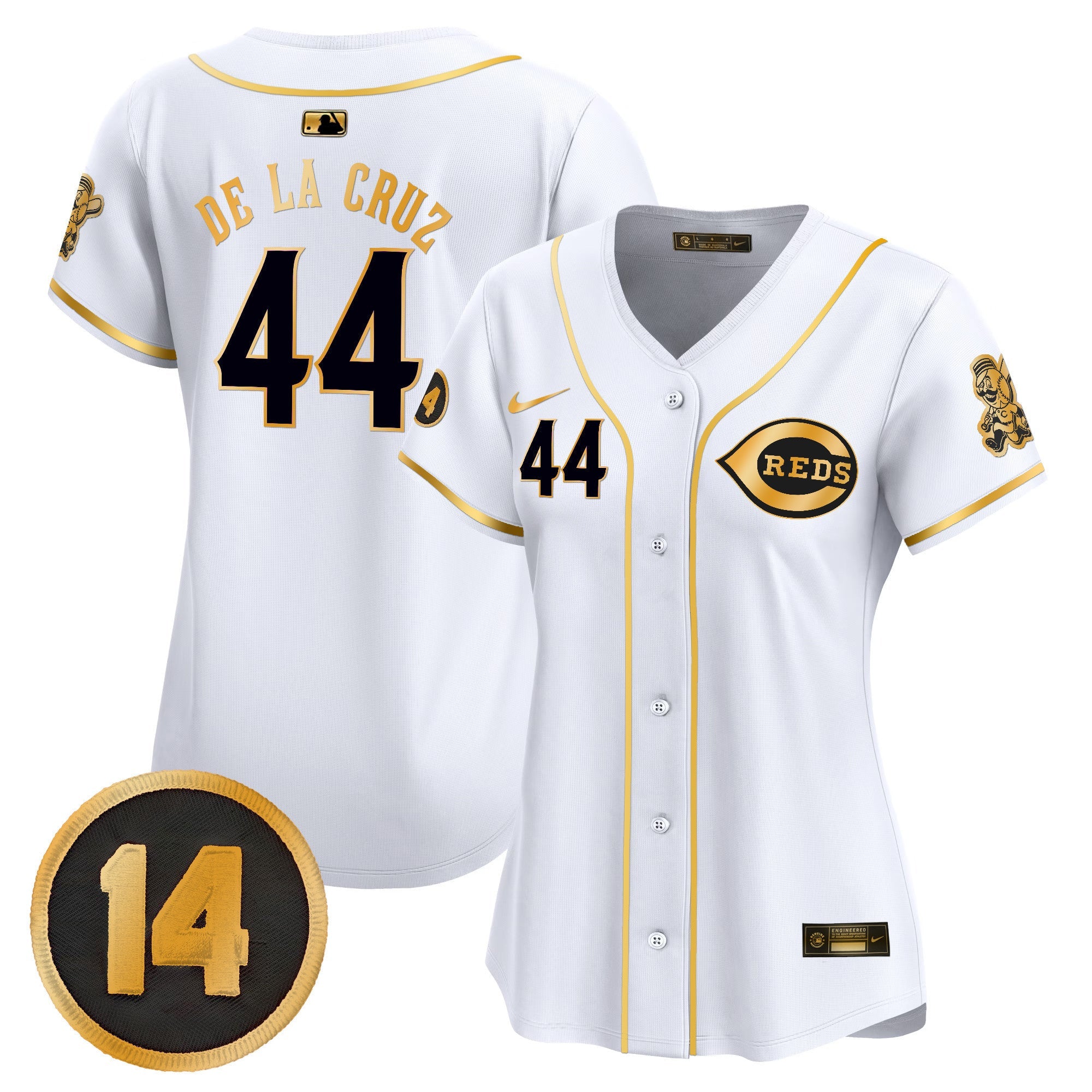 Women’s Cincinnati Pete Rose Patch Vapor Premier Limited Jersey