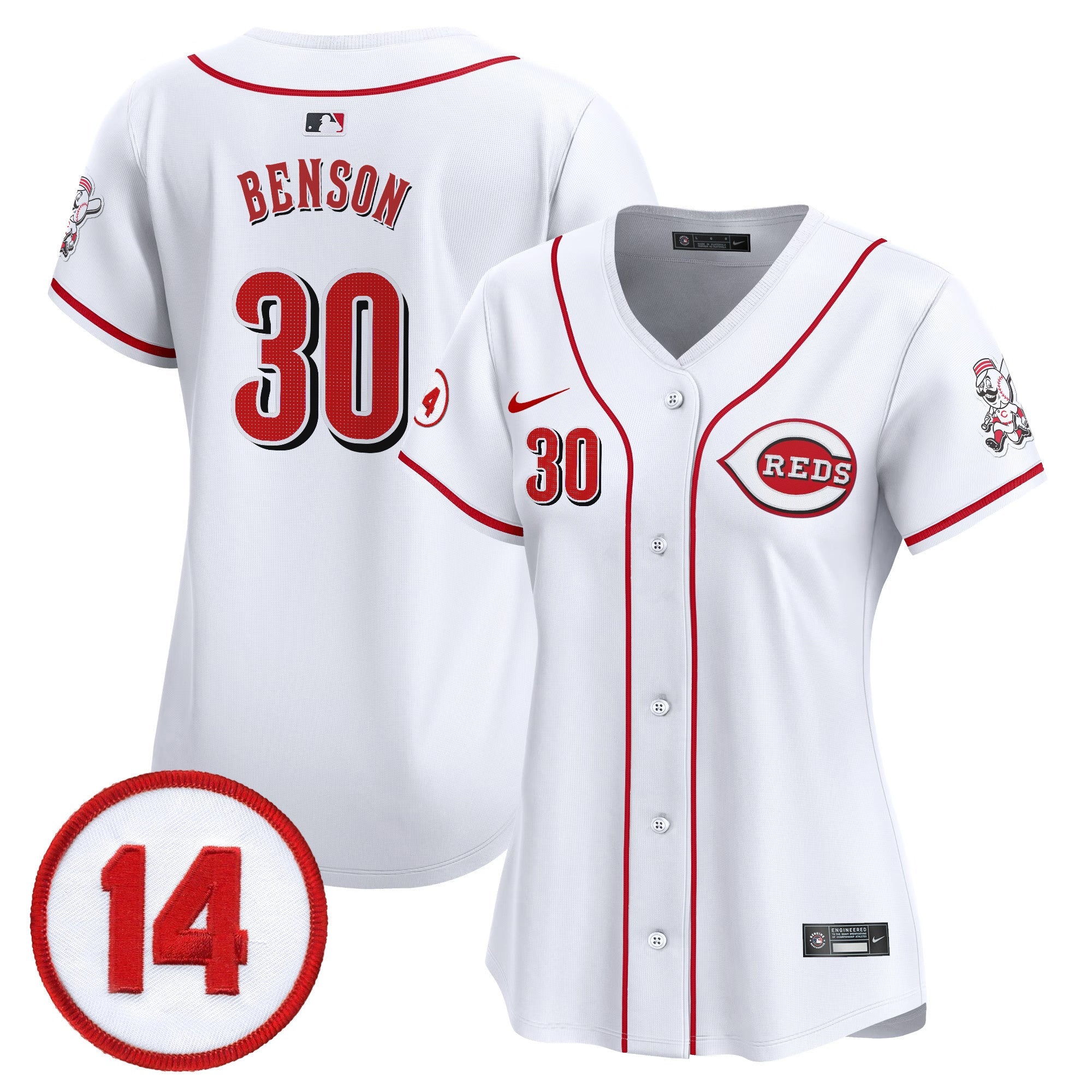Women’s Cincinnati Pete Rose Patch Vapor Premier Limited Jersey