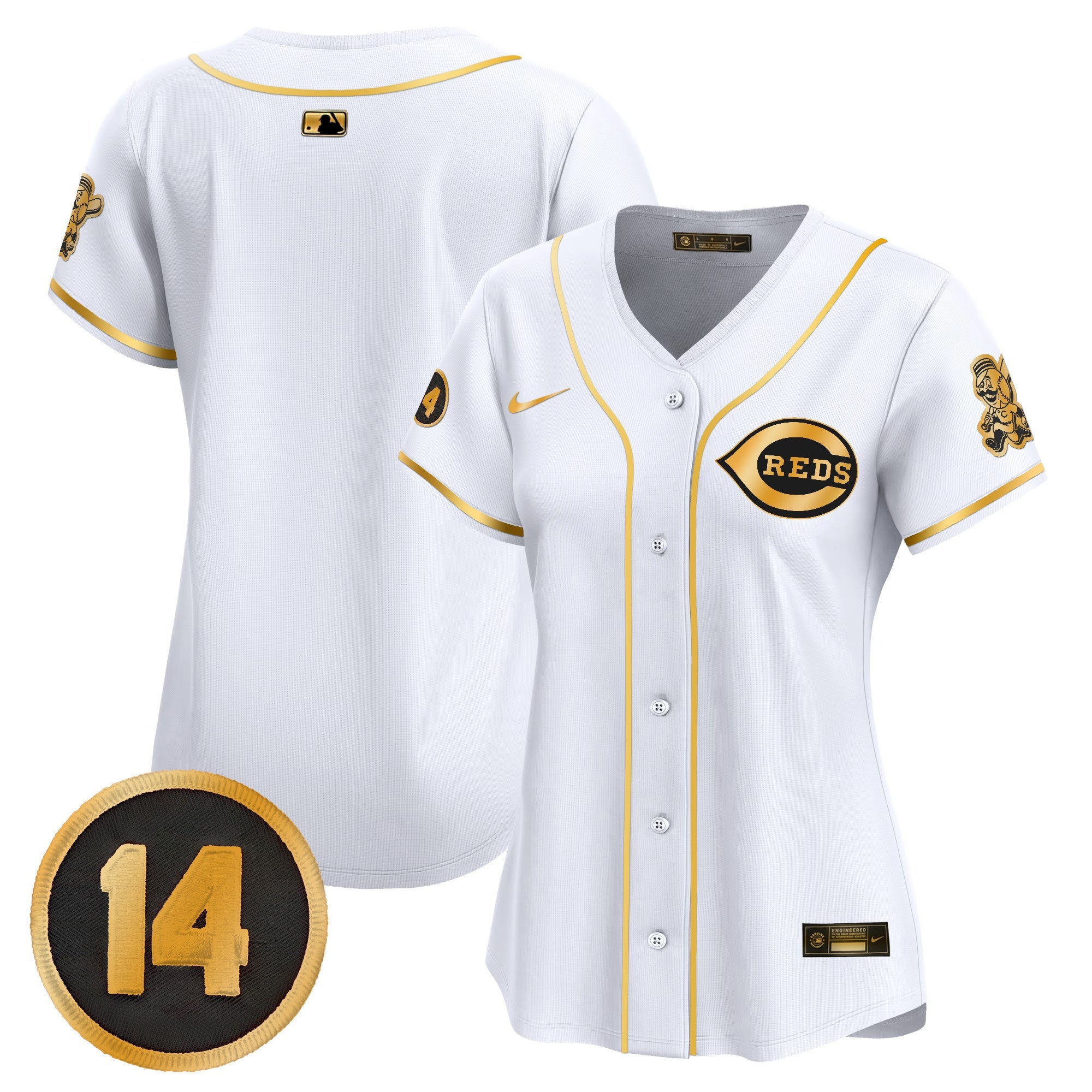 Women’s Cincinnati Pete Rose Patch Vapor Premier Limited Jersey