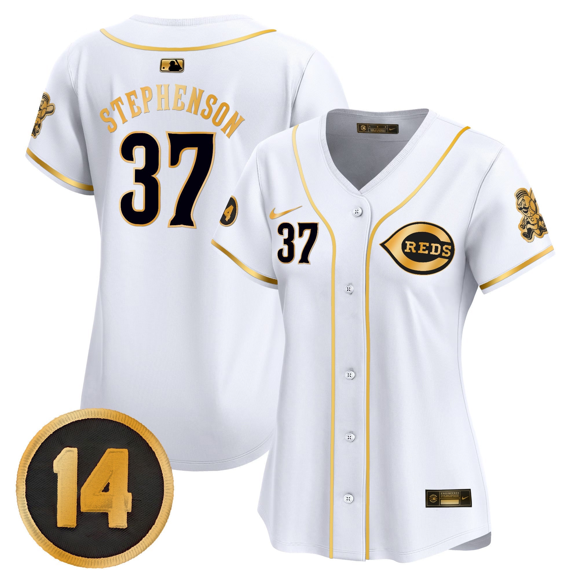 Women’s Cincinnati Pete Rose Patch Vapor Premier Limited Jersey