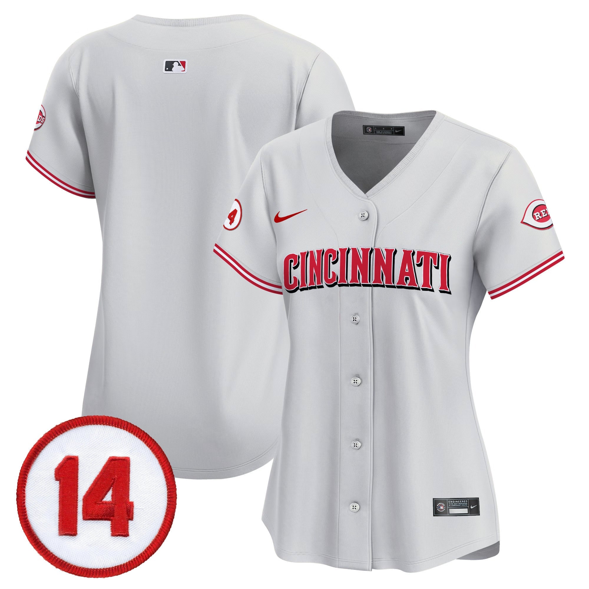 Women’s Cincinnati Pete Rose Patch Vapor Premier Limited Jersey