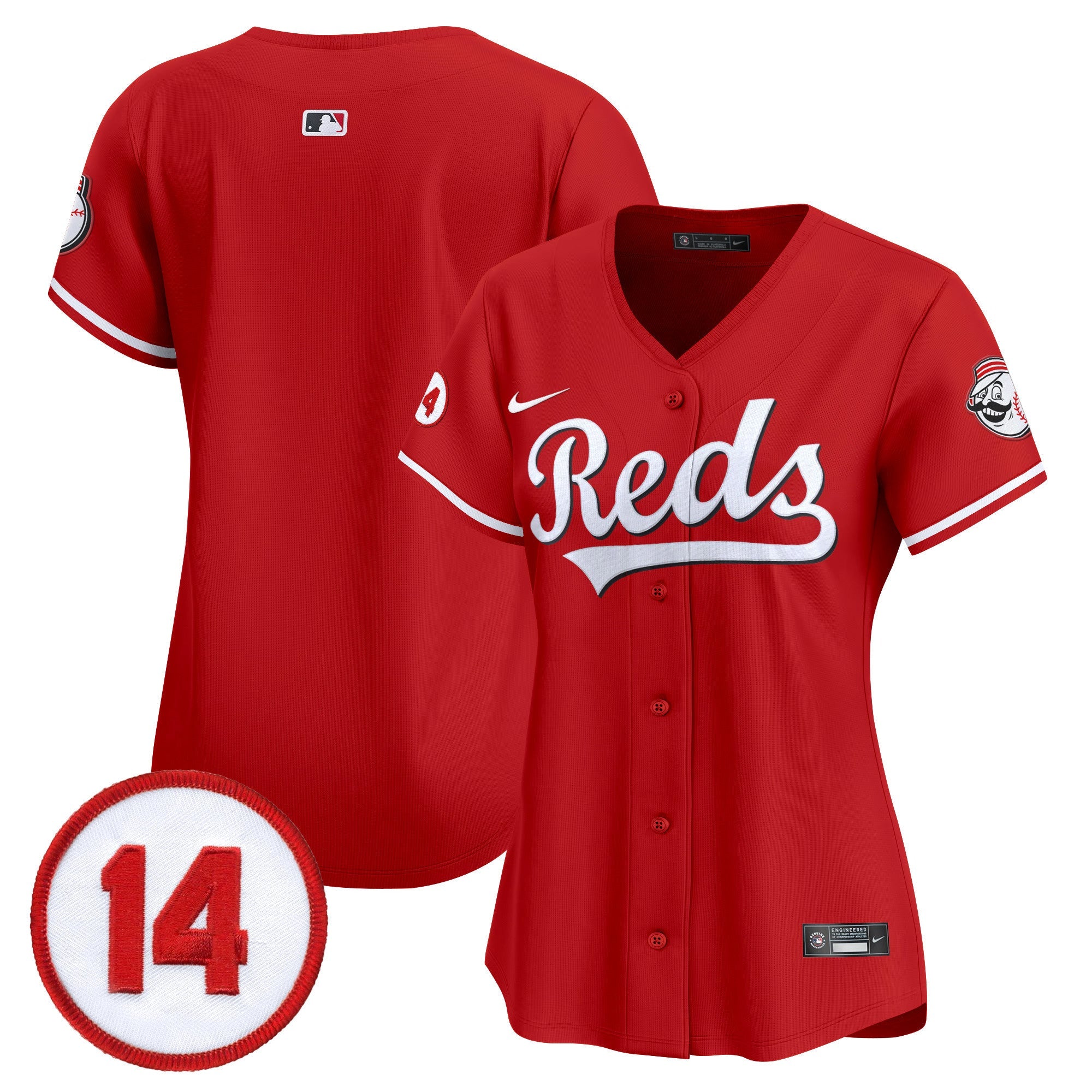 Women’s Cincinnati Pete Rose Patch Vapor Premier Limited Jersey
