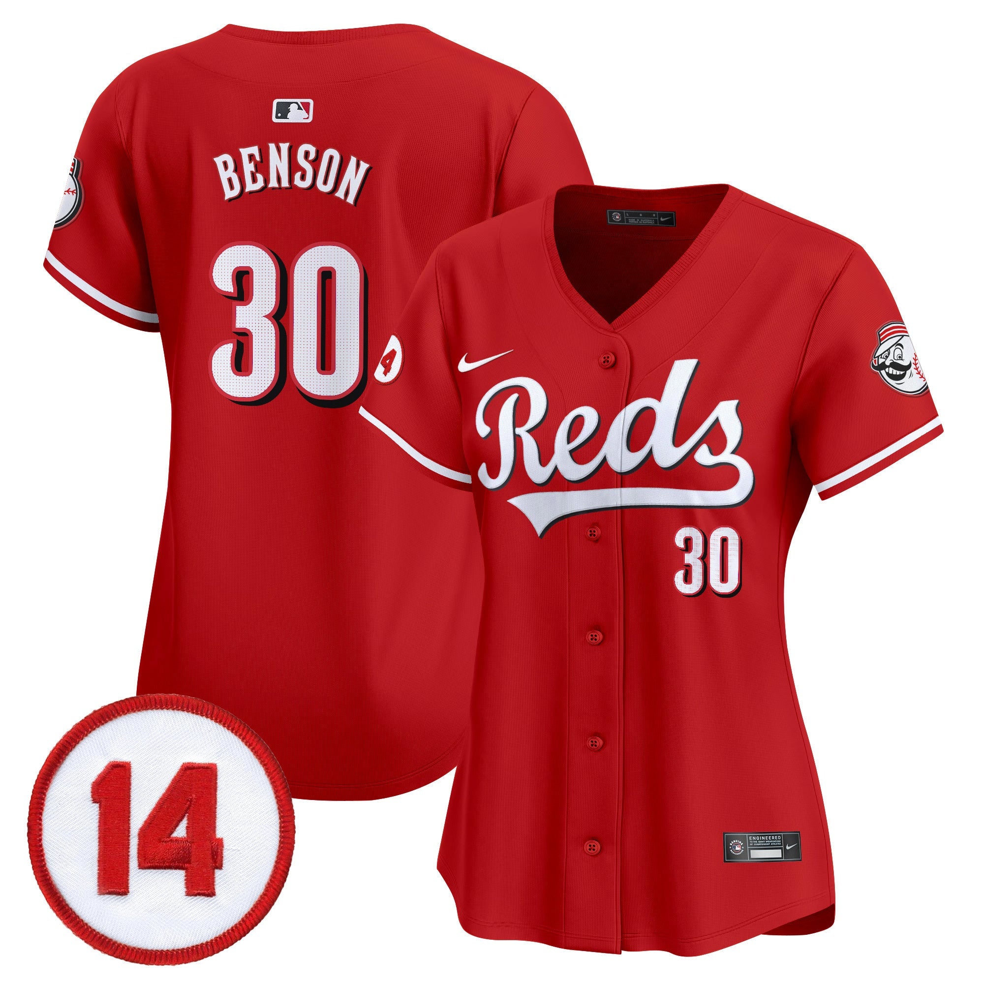 Women’s Cincinnati Pete Rose Patch Vapor Premier Limited Jersey