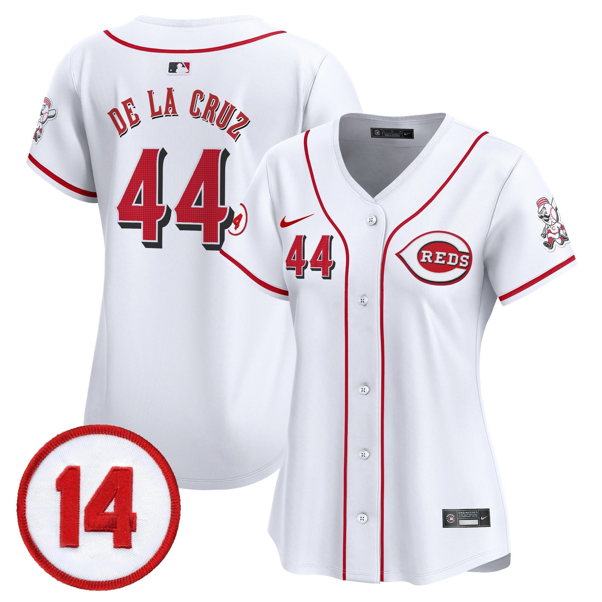 Women’s Cincinnati Pete Rose Patch Vapor Premier Limited Jersey