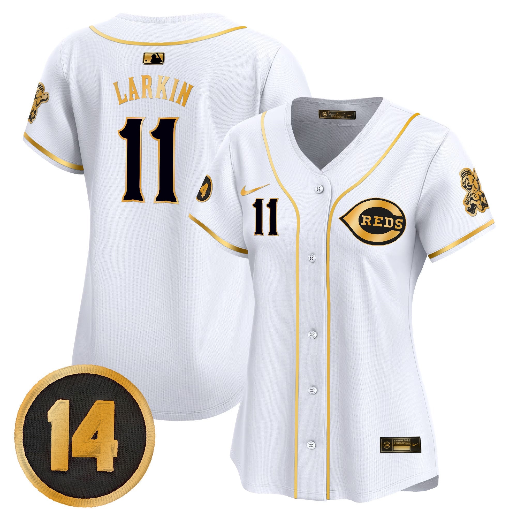 Women’s Cincinnati Pete Rose Patch Vapor Premier Limited Jersey