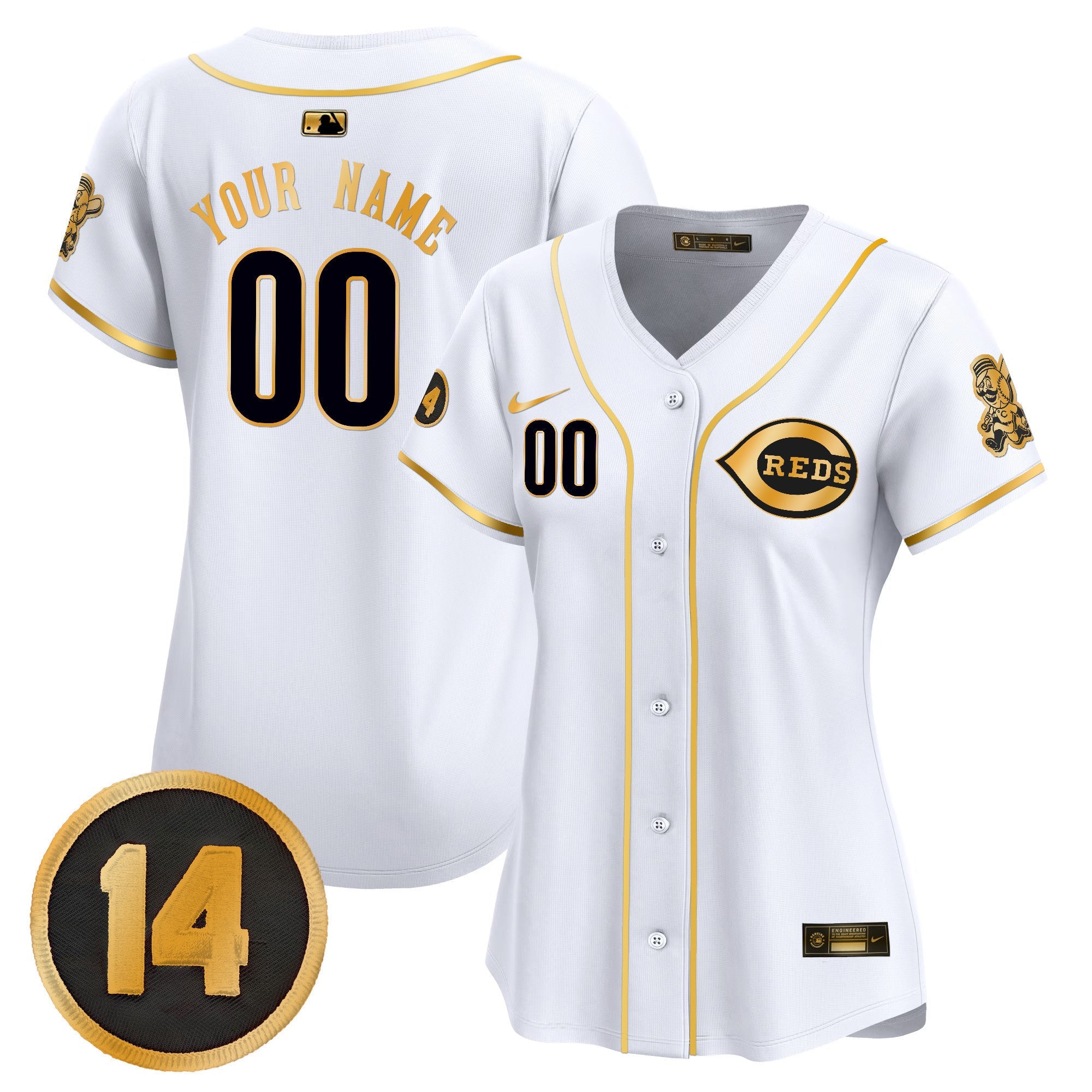 Cincinnati Pete Rose Patch Vapor Premier Limited Custom Jersey