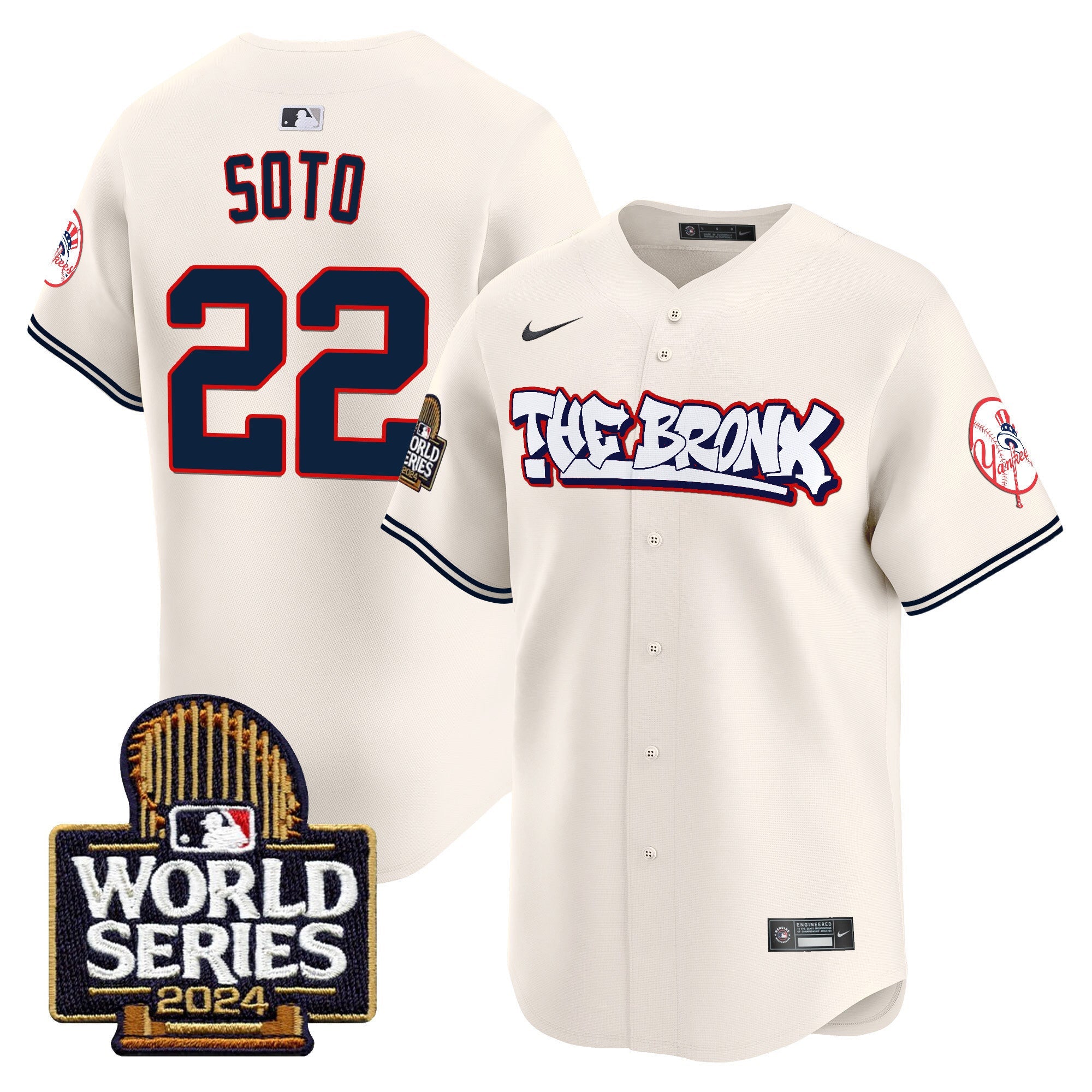 Men’s The Bronx 2024 World Series Vapor Premier Limited Jersey
