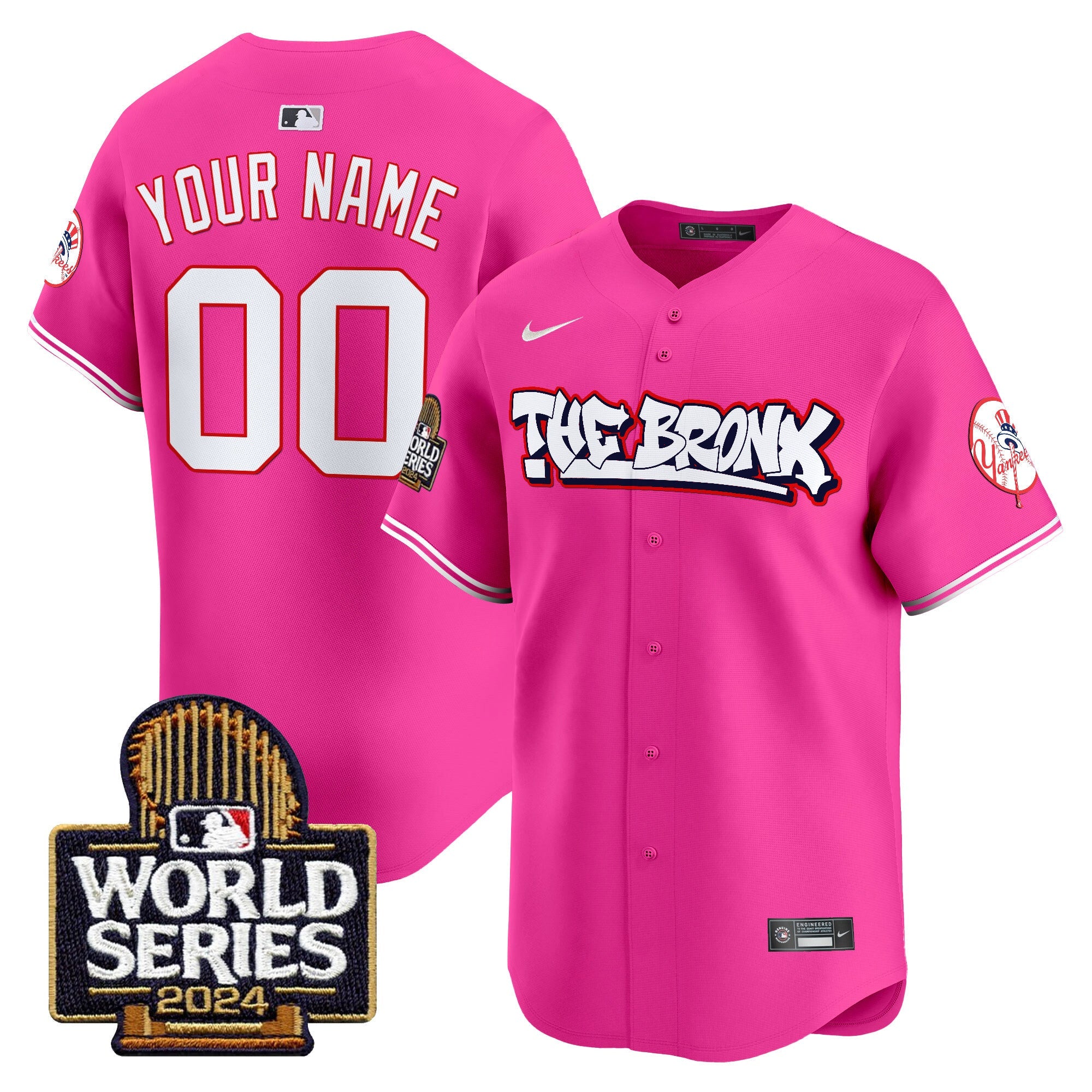 The Bronx 2024 World Series Vapor Premier Limited Custom Jersey