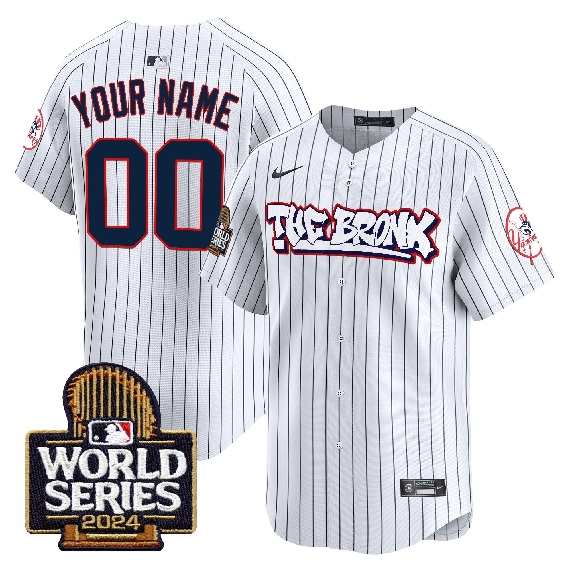 The Bronx 2024 World Series Vapor Premier Limited Custom Jersey