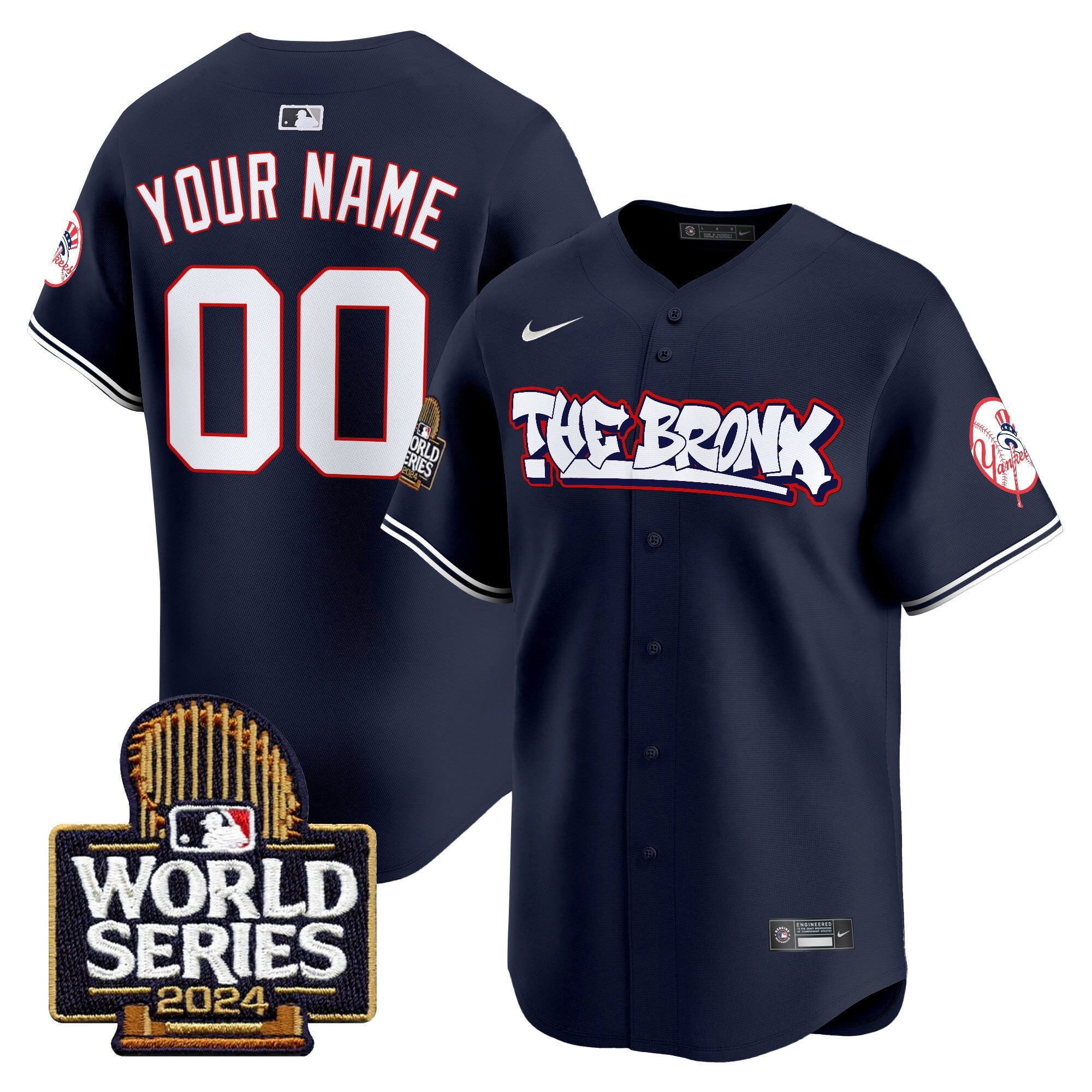The Bronx 2024 World Series Vapor Premier Limited Custom Jersey