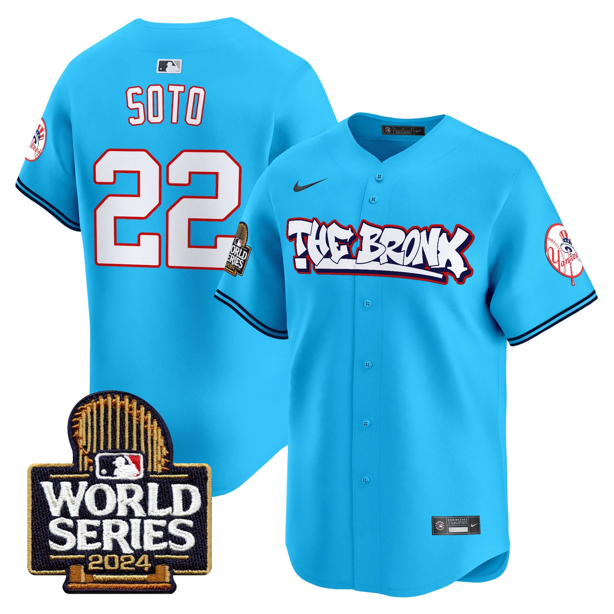 Men’s The Bronx 2024 World Series Vapor Premier Limited Jersey