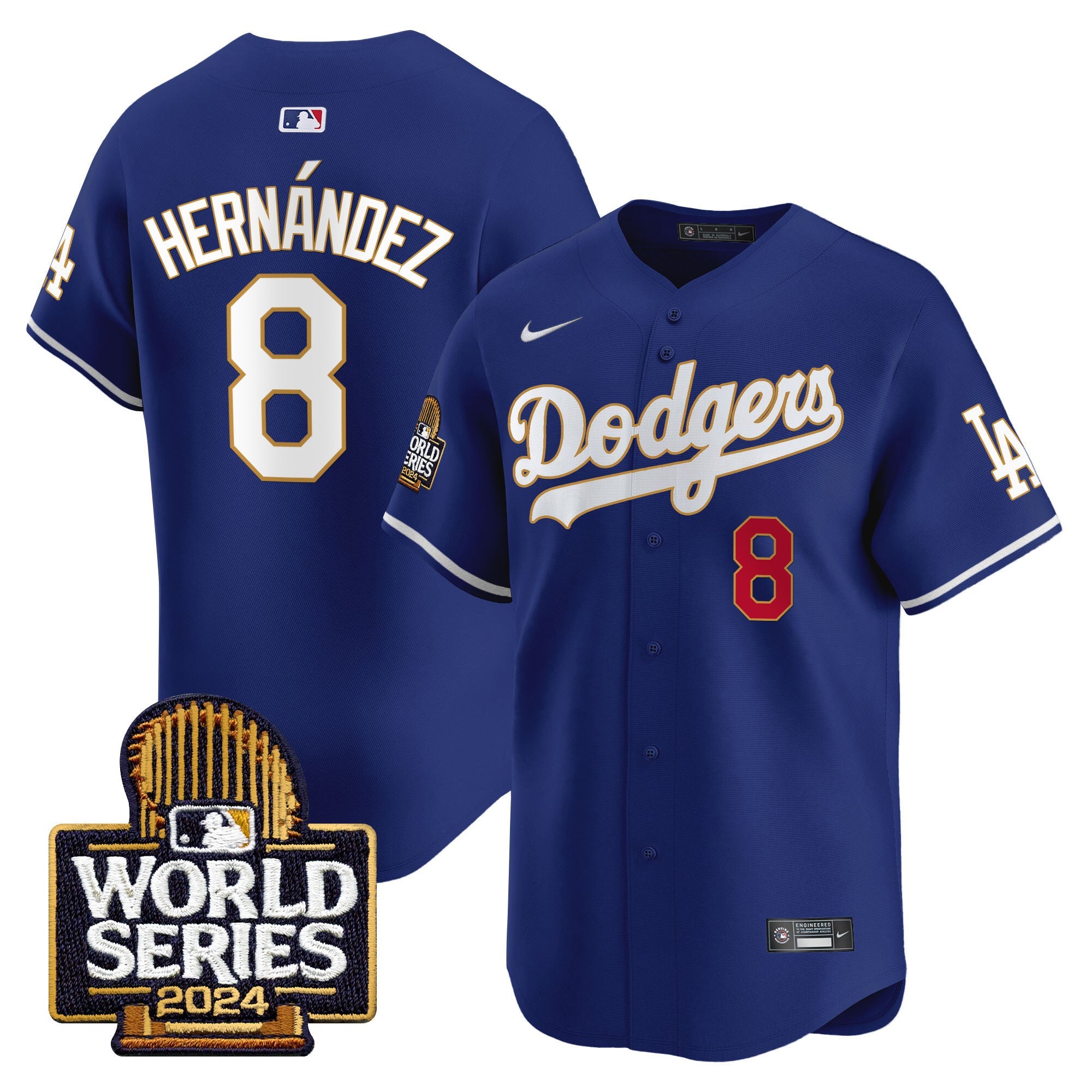 Men’s 2024 World Series Gold Trim Vapor Premier Limited Jersey