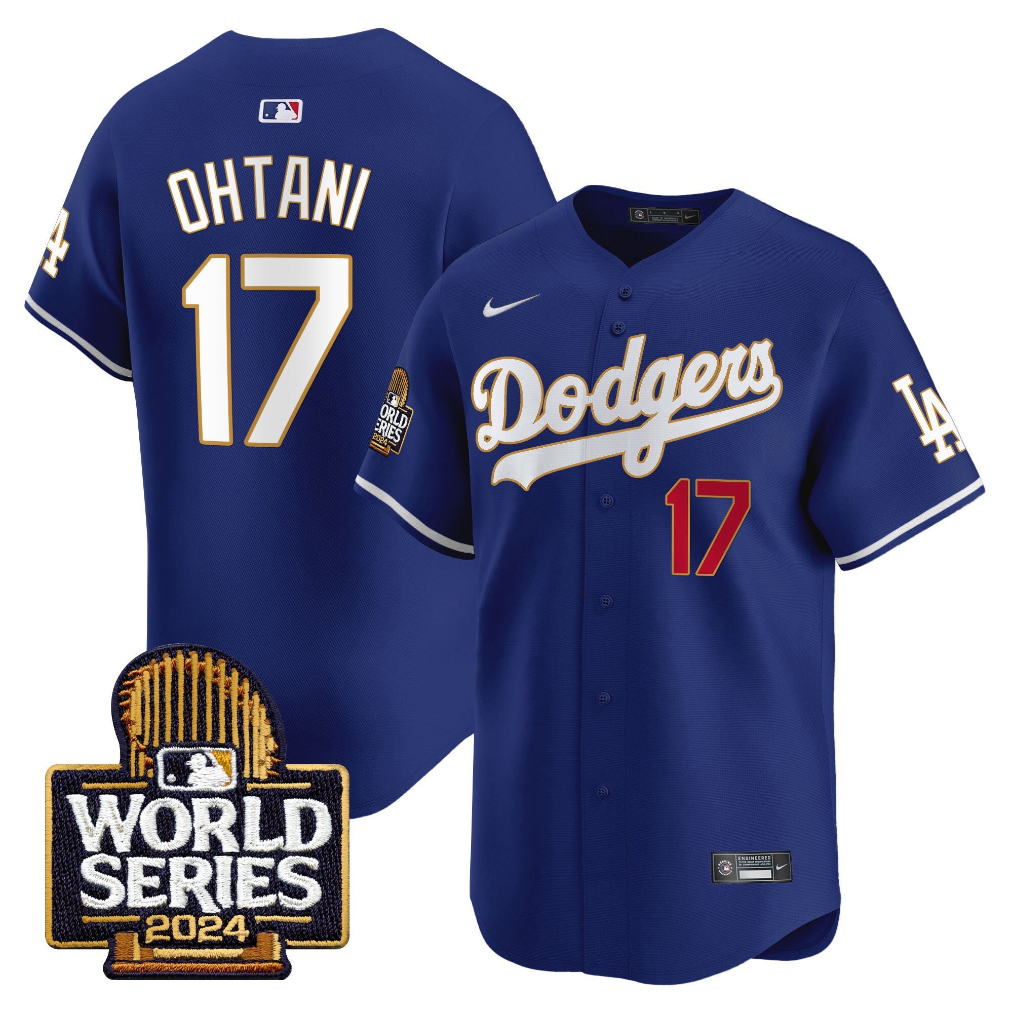 Men’s 2024 World Series Gold Trim Vapor Premier Limited Jersey