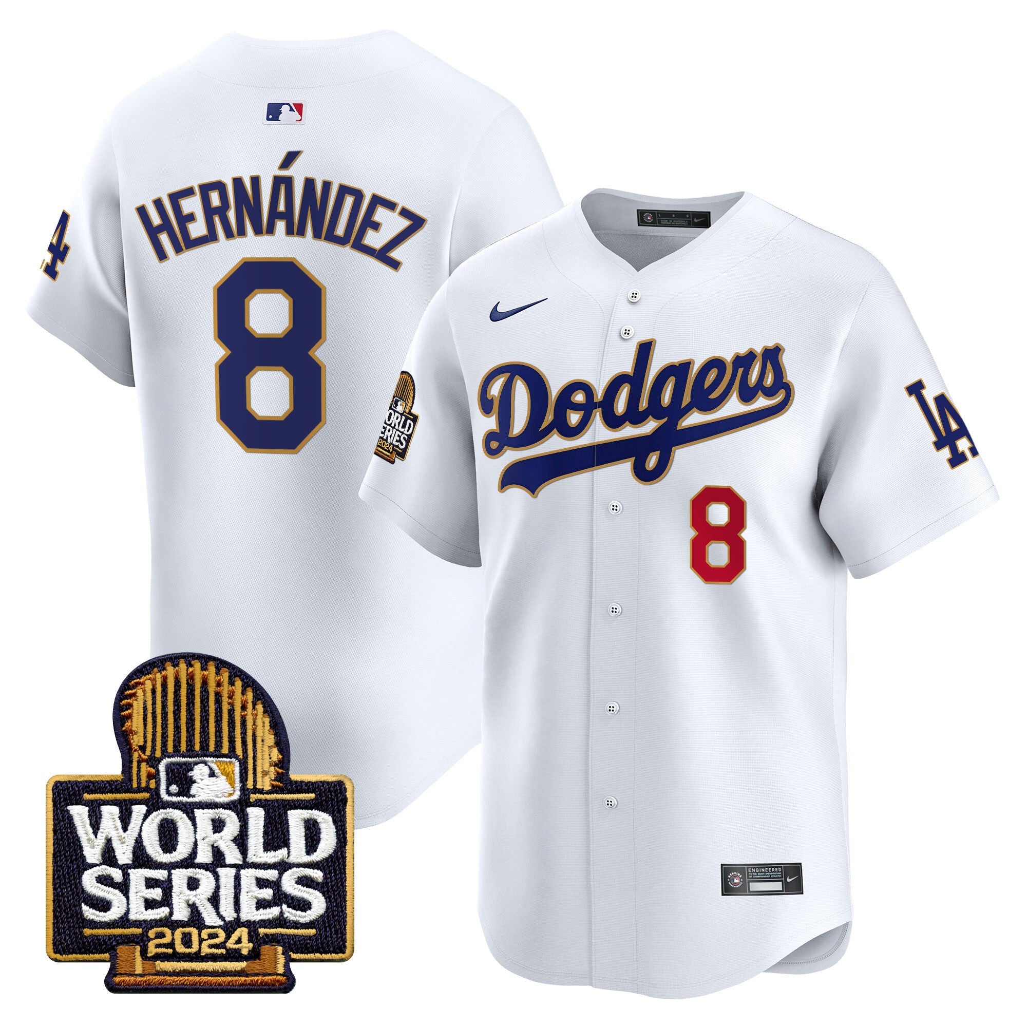 Men’s 2024 World Series Gold Trim Vapor Premier Limited Jersey