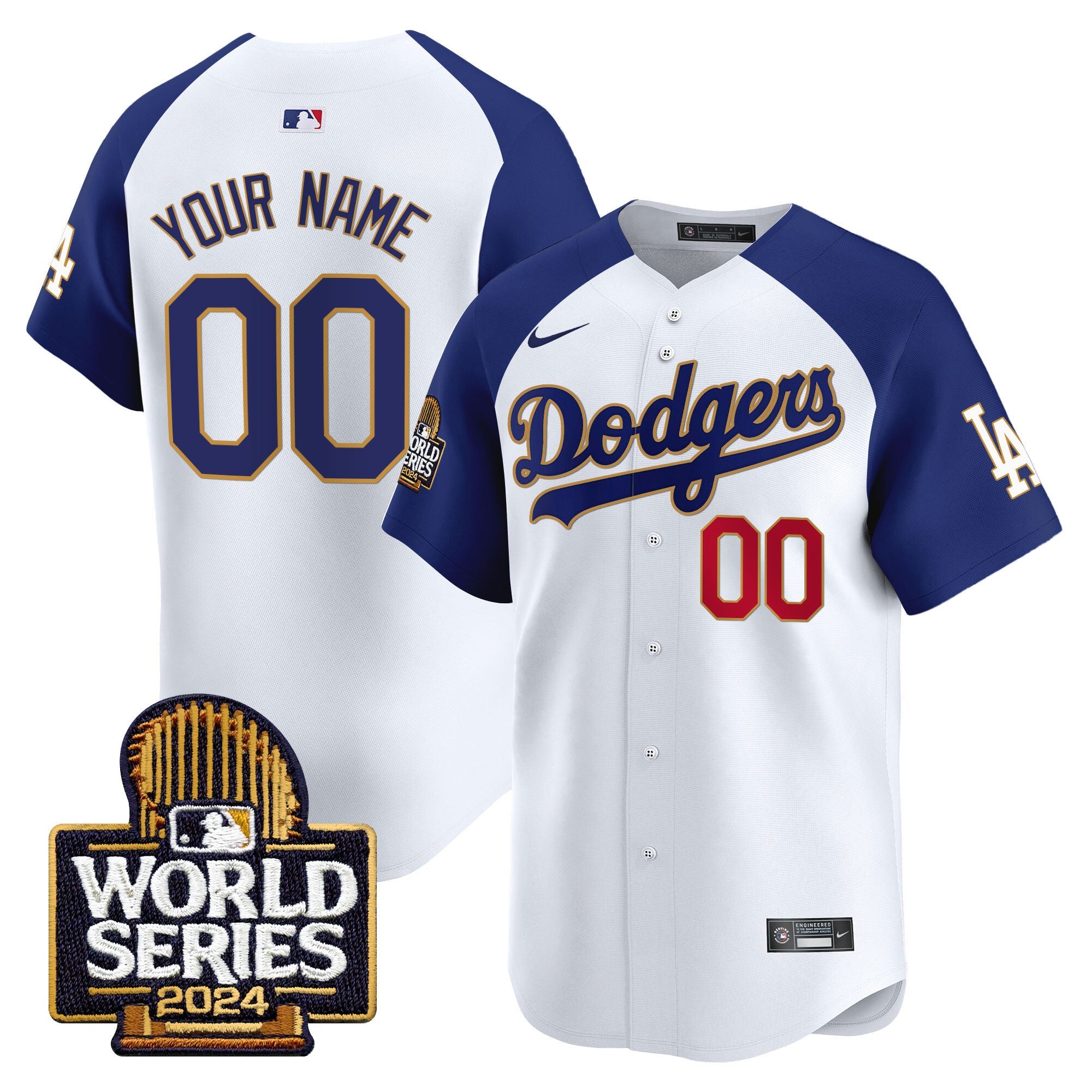 2024 World Series Gold Trim Vapor Premier Limited Custom Jersey
