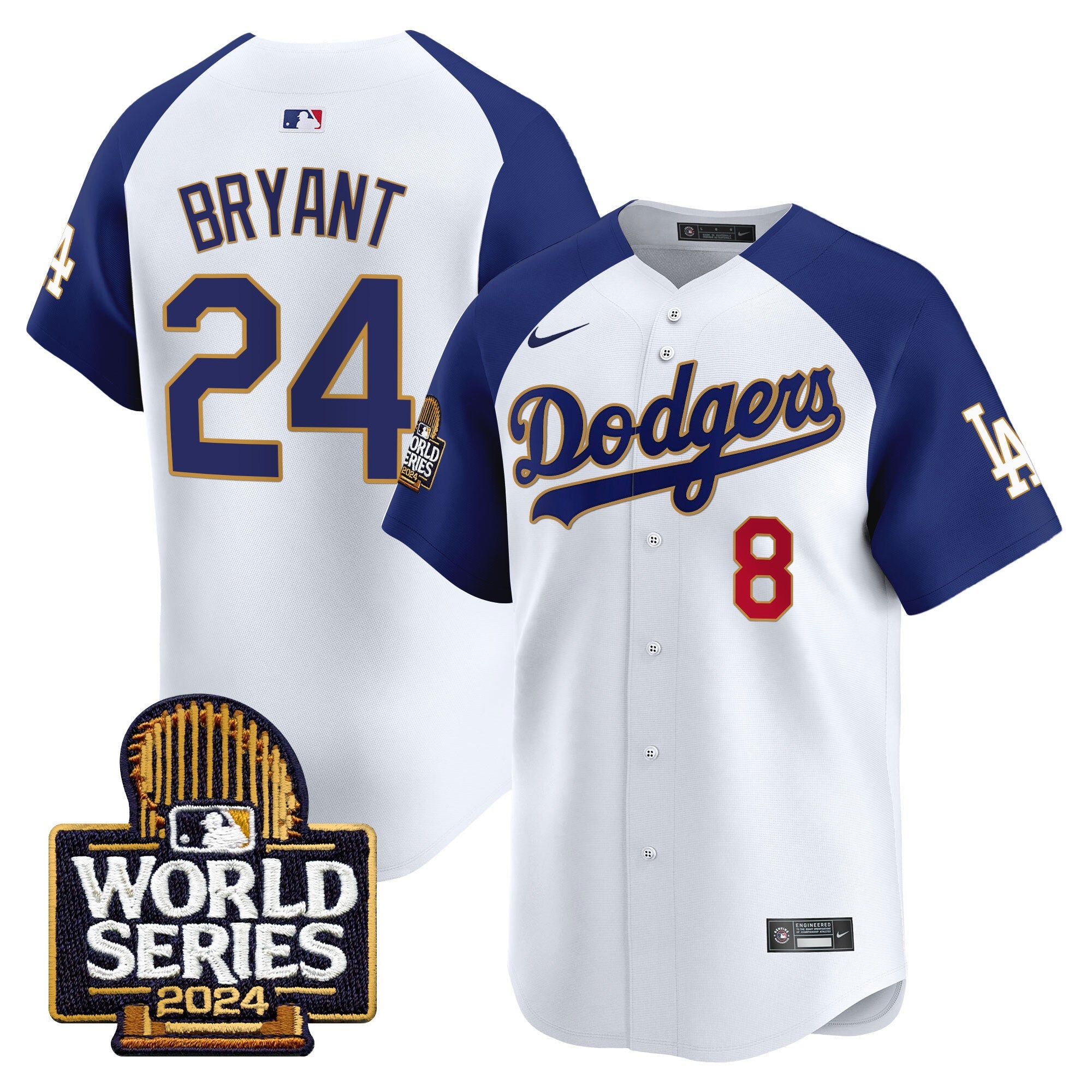 Men’s 2024 World Series Gold Trim Vapor Premier Limited Jersey