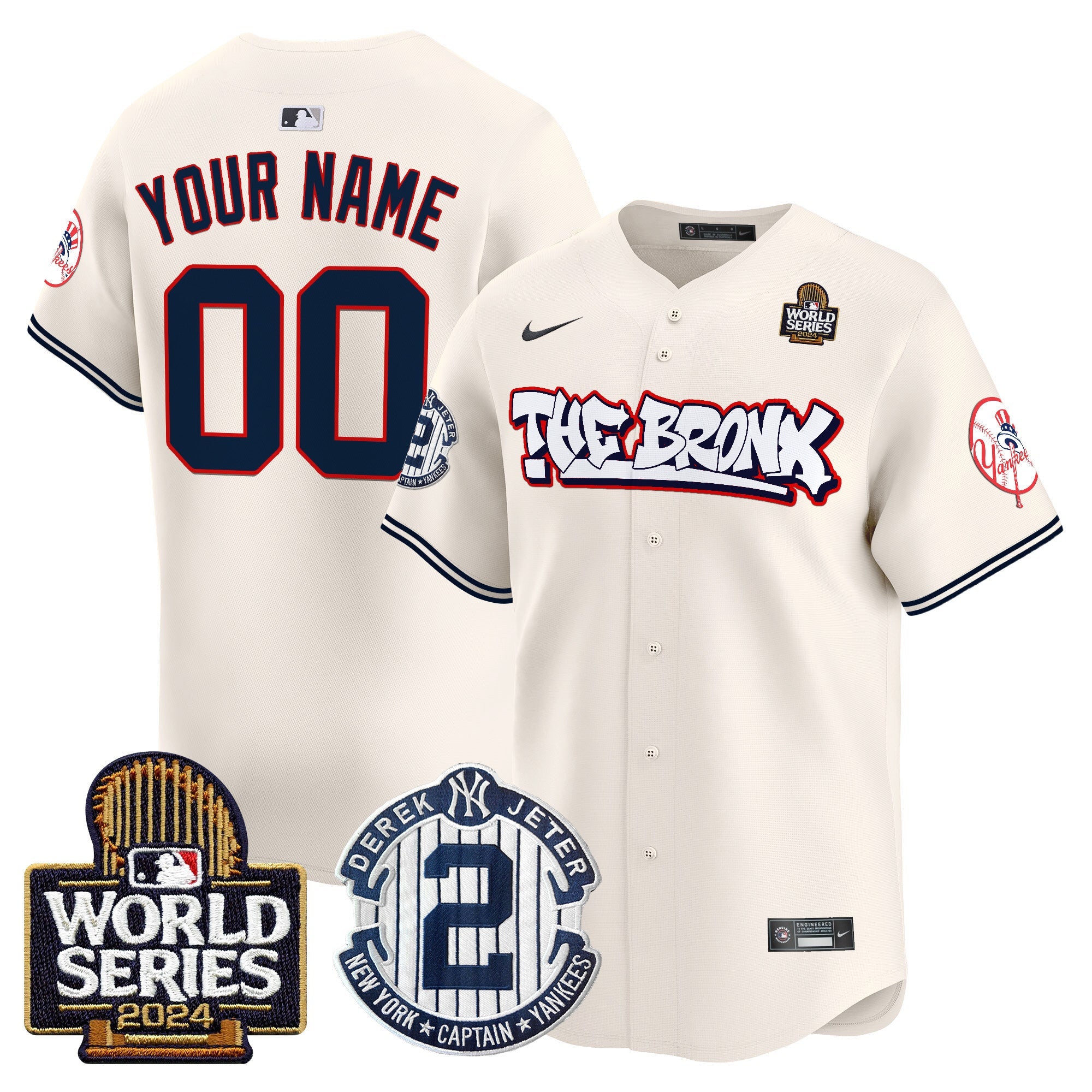 The Bronx 2024 World Series Vapor Premier Limited Custom Jersey V2