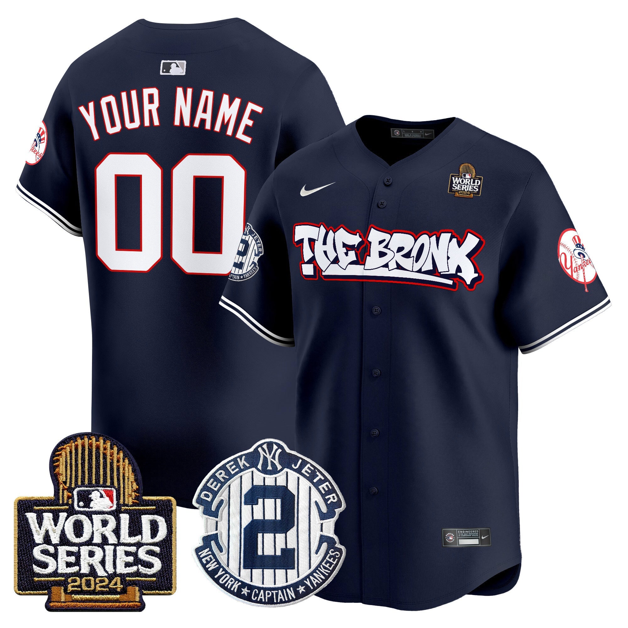 The Bronx 2024 World Series Vapor Premier Limited Custom Jersey V2