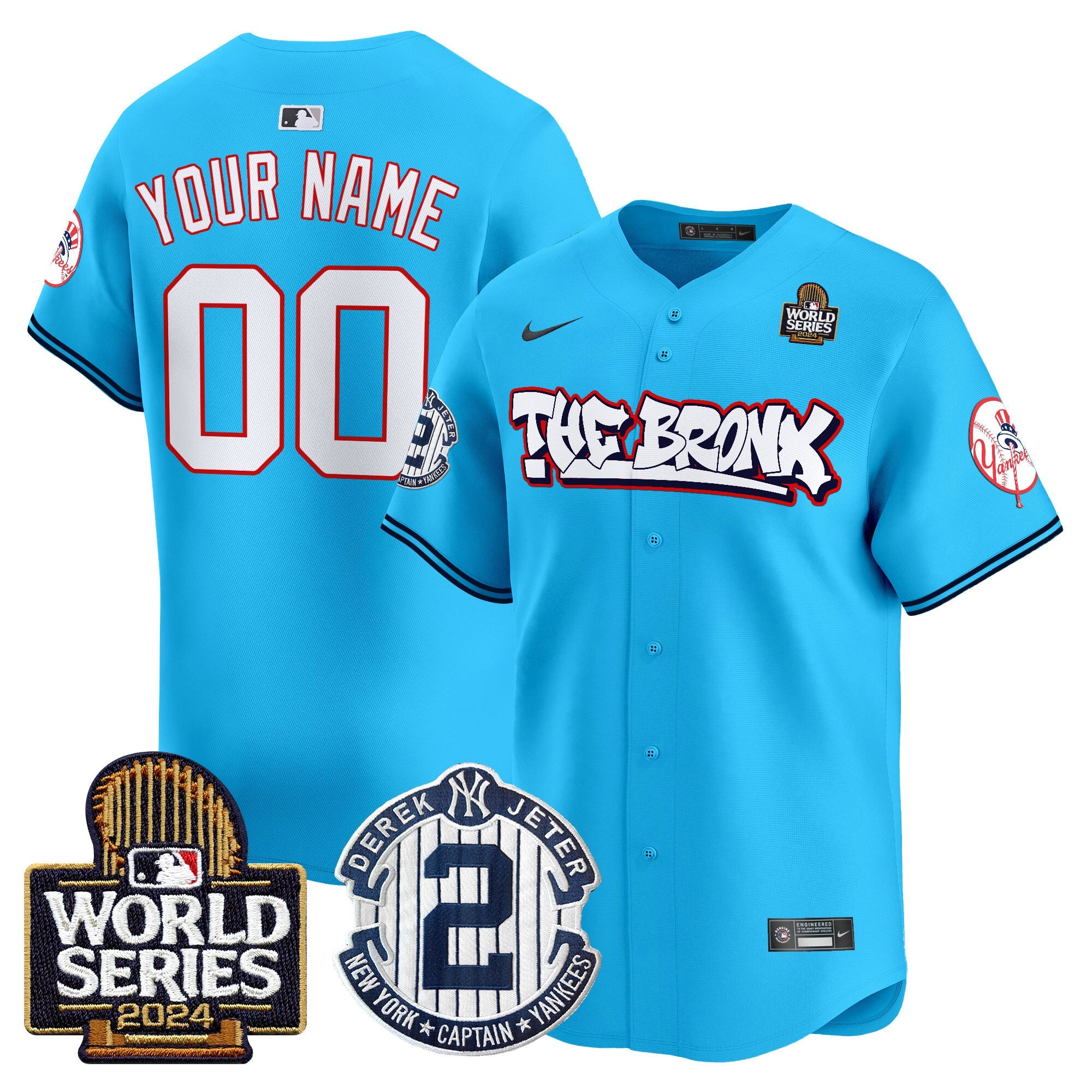 The Bronx 2024 World Series Vapor Premier Limited Custom Jersey V2