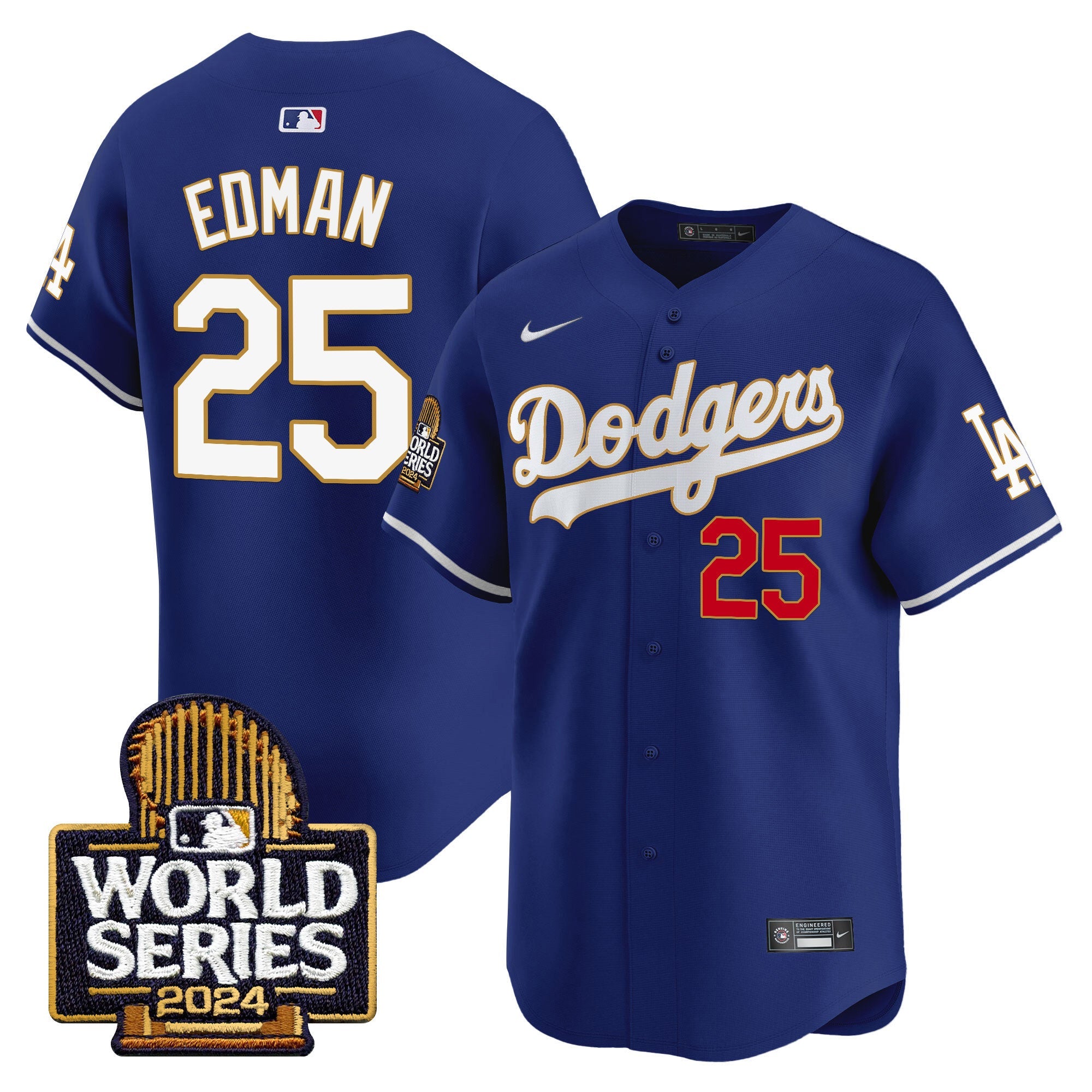 Men’s 2024 World Series Gold Trim Vapor Premier Limited Jersey