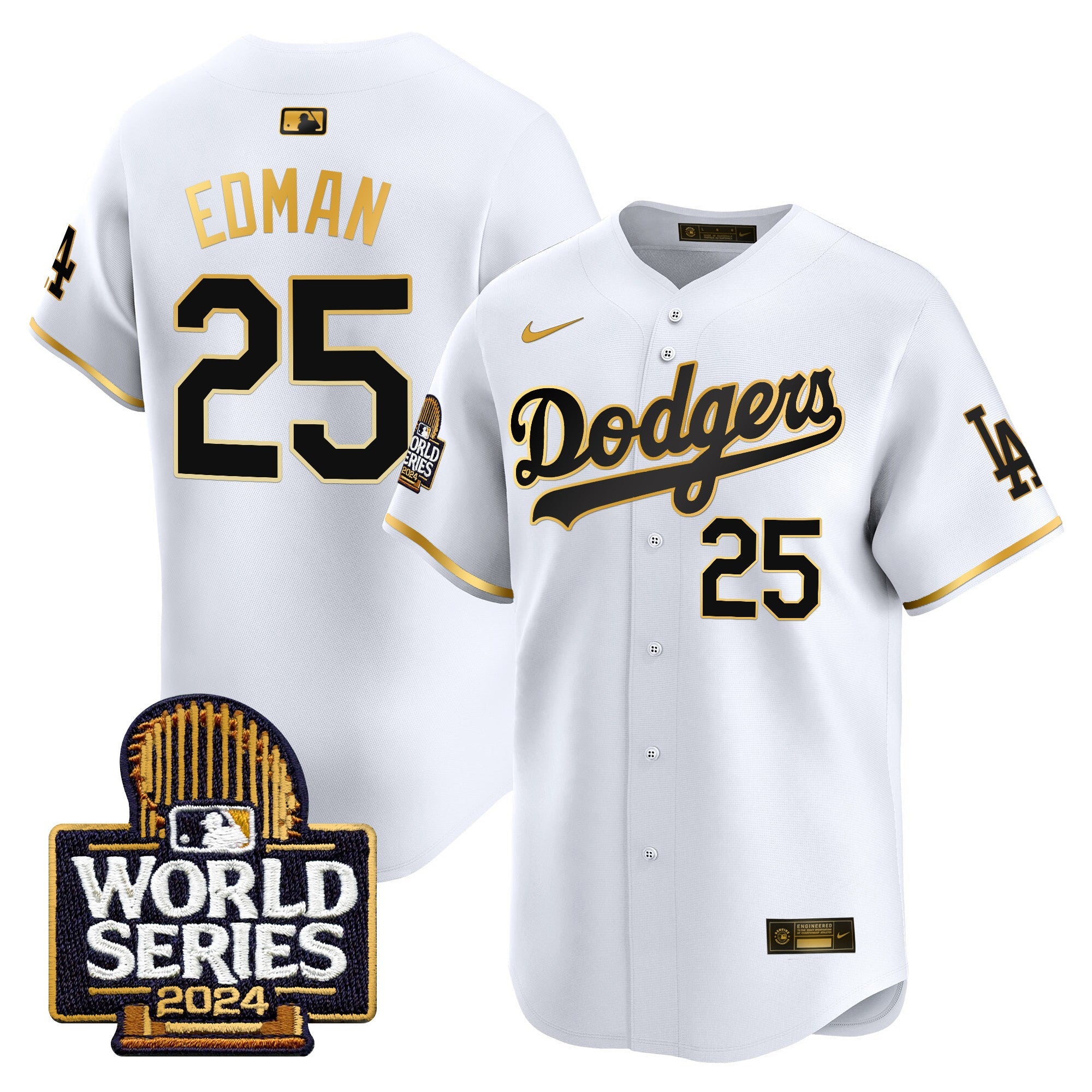 Men’s 2024 World Series Gold Trim Vapor Premier Limited Jersey
