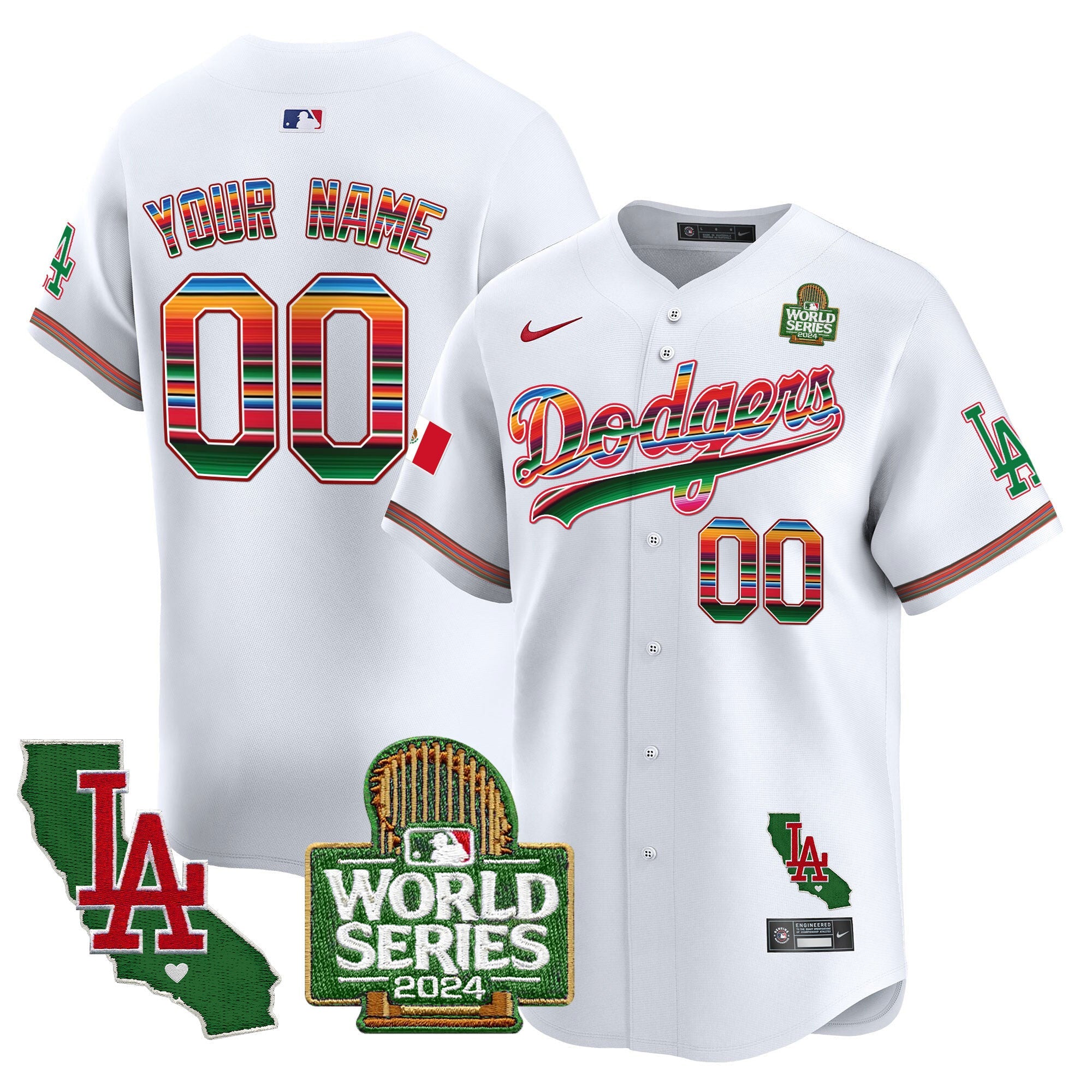 Mexico 2024 World Series Vapor Premier Limited Custom Jersey V2