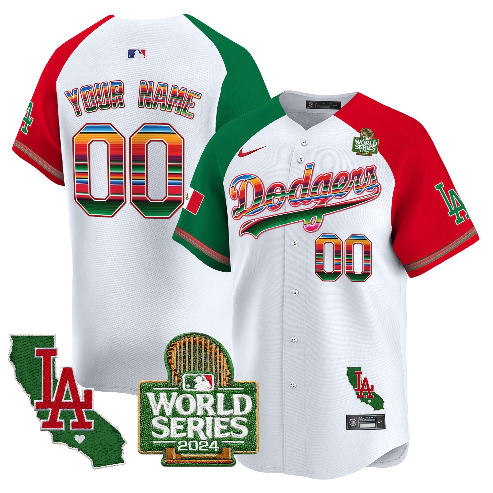 Mexico 2024 World Series Vapor Premier Limited Custom Jersey V2