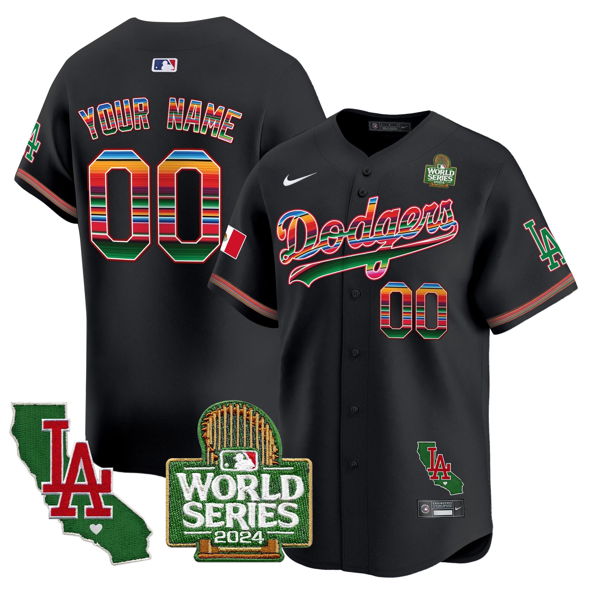 Mexico 2024 World Series Vapor Premier Limited Custom Jersey V2