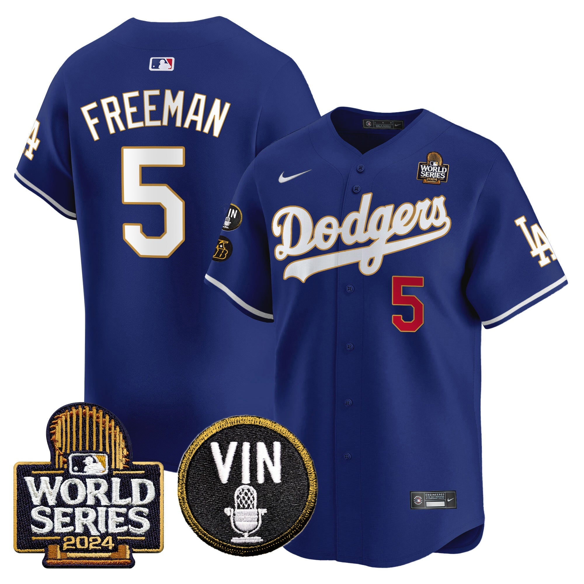 Men’s 2024 World Series Gold Trim Vapor Premier Limited Jersey V2