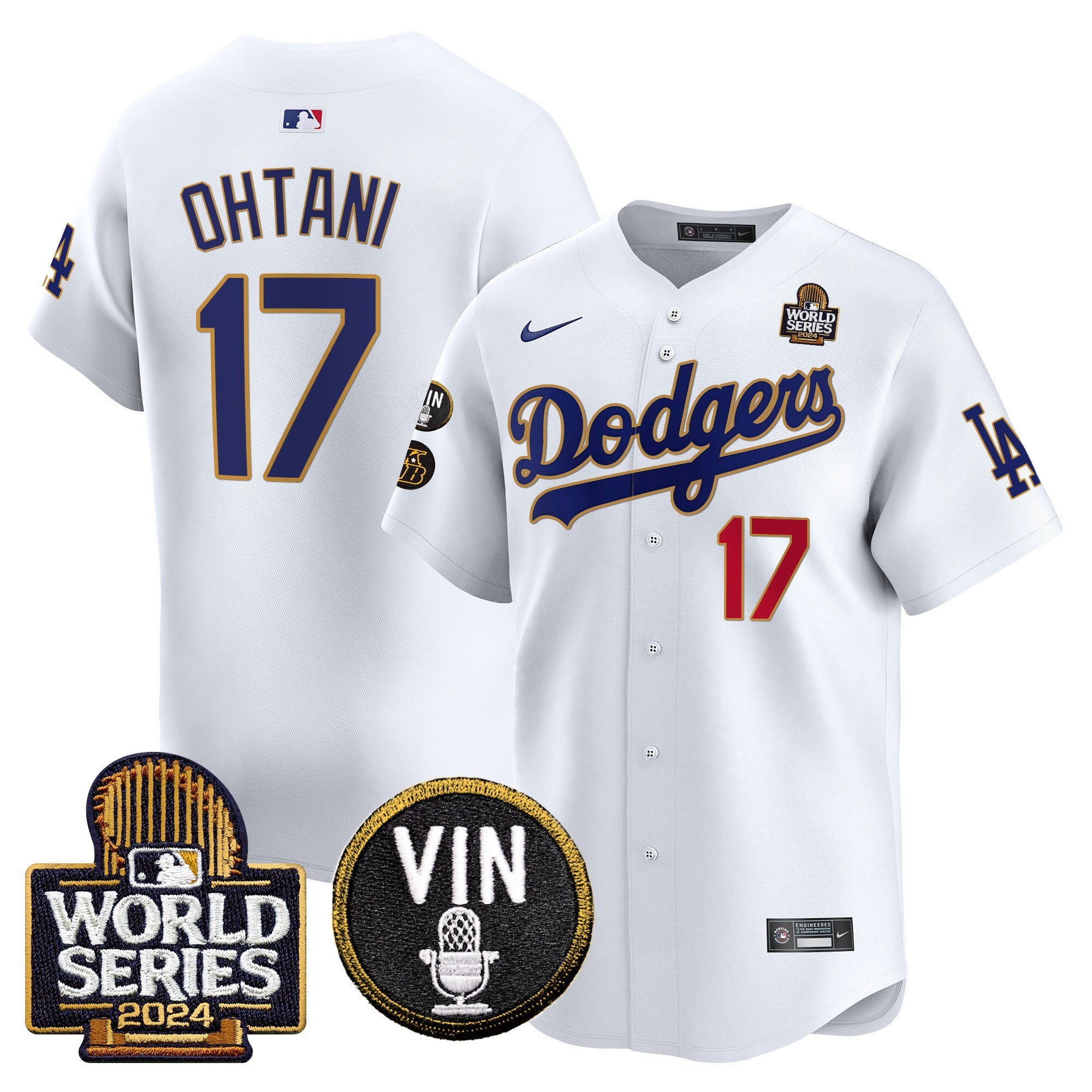 Men’s 2024 World Series Gold Trim Vapor Premier Limited Jersey V2