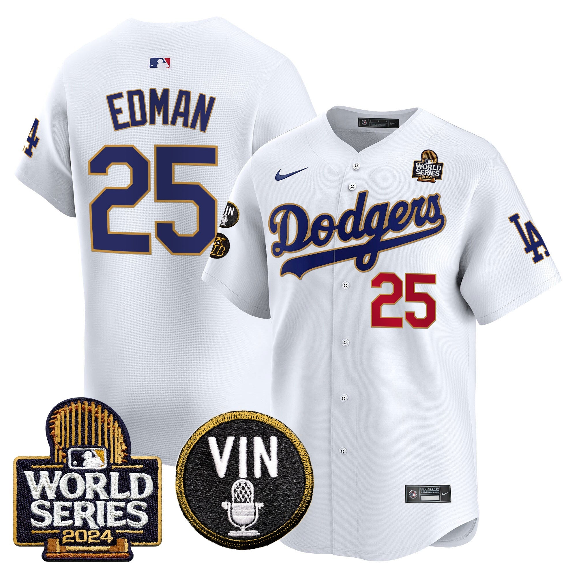 Men’s 2024 World Series Gold Trim Vapor Premier Limited Jersey V2