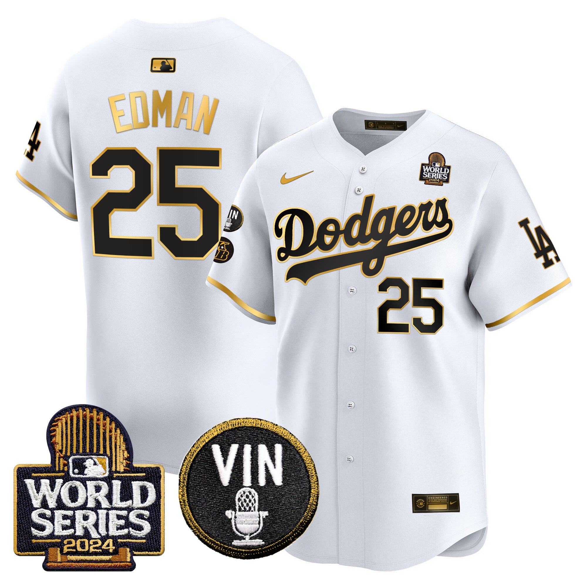 Men’s 2024 World Series Gold Trim Vapor Premier Limited Jersey V2