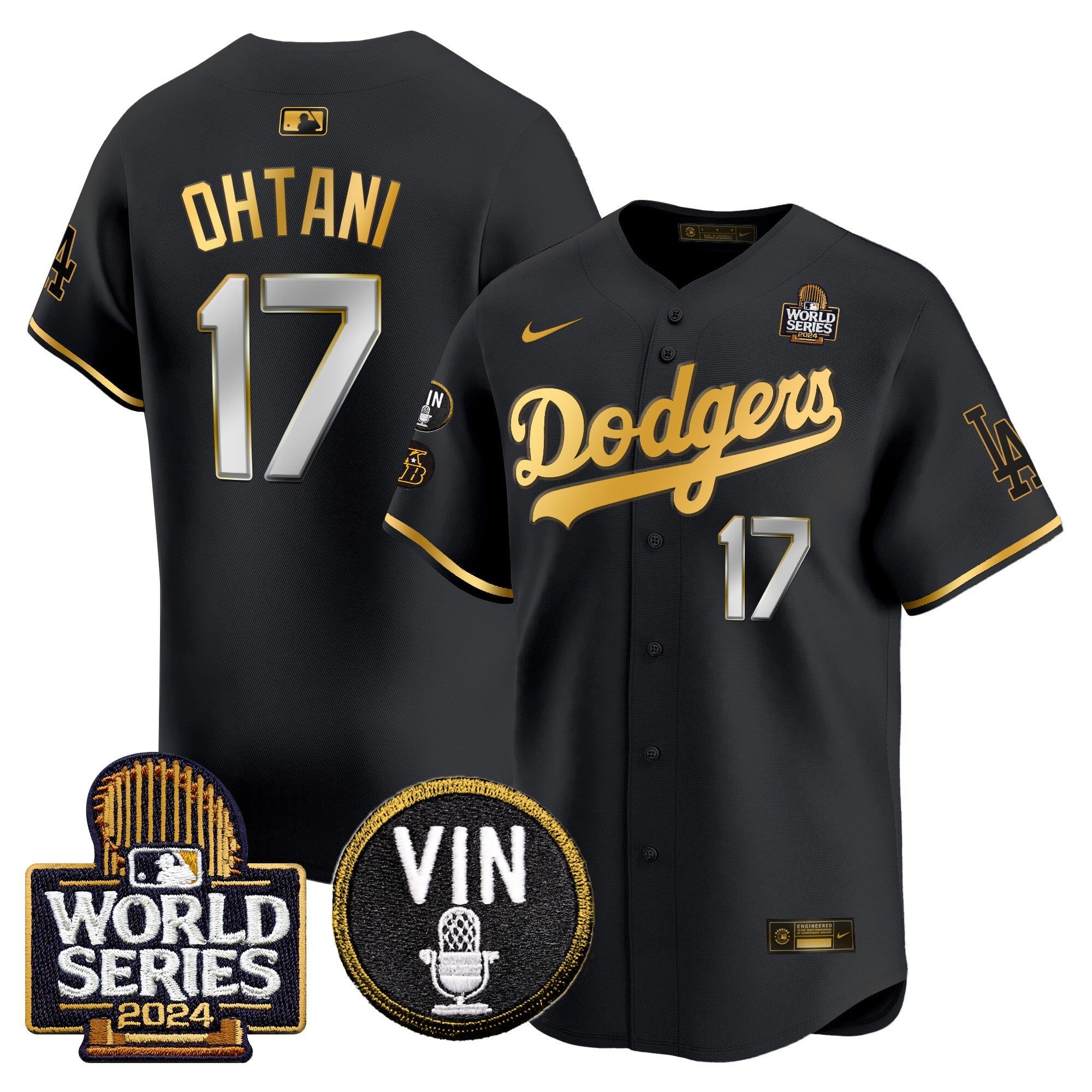Men’s 2024 World Series Gold Trim Vapor Premier Limited Jersey V2