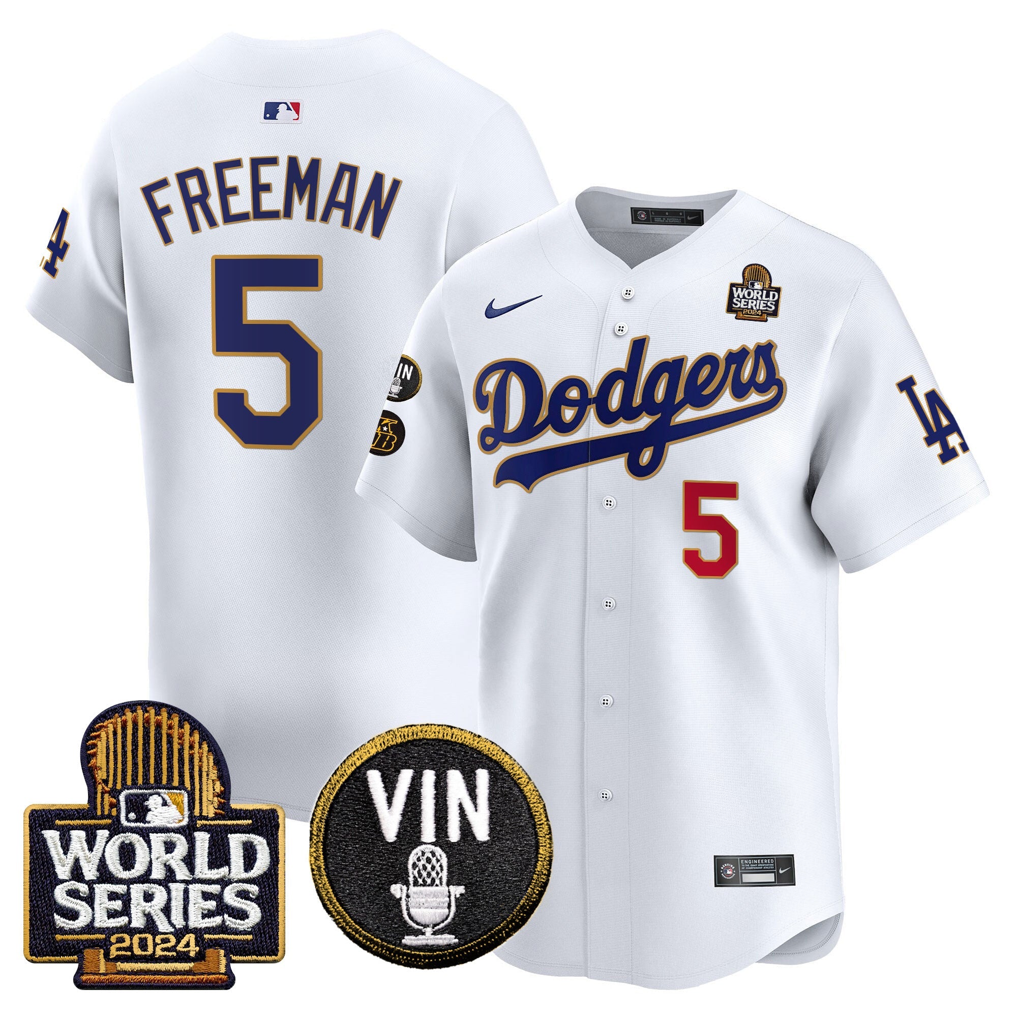 Men’s 2024 World Series Gold Trim Vapor Premier Limited Jersey V2