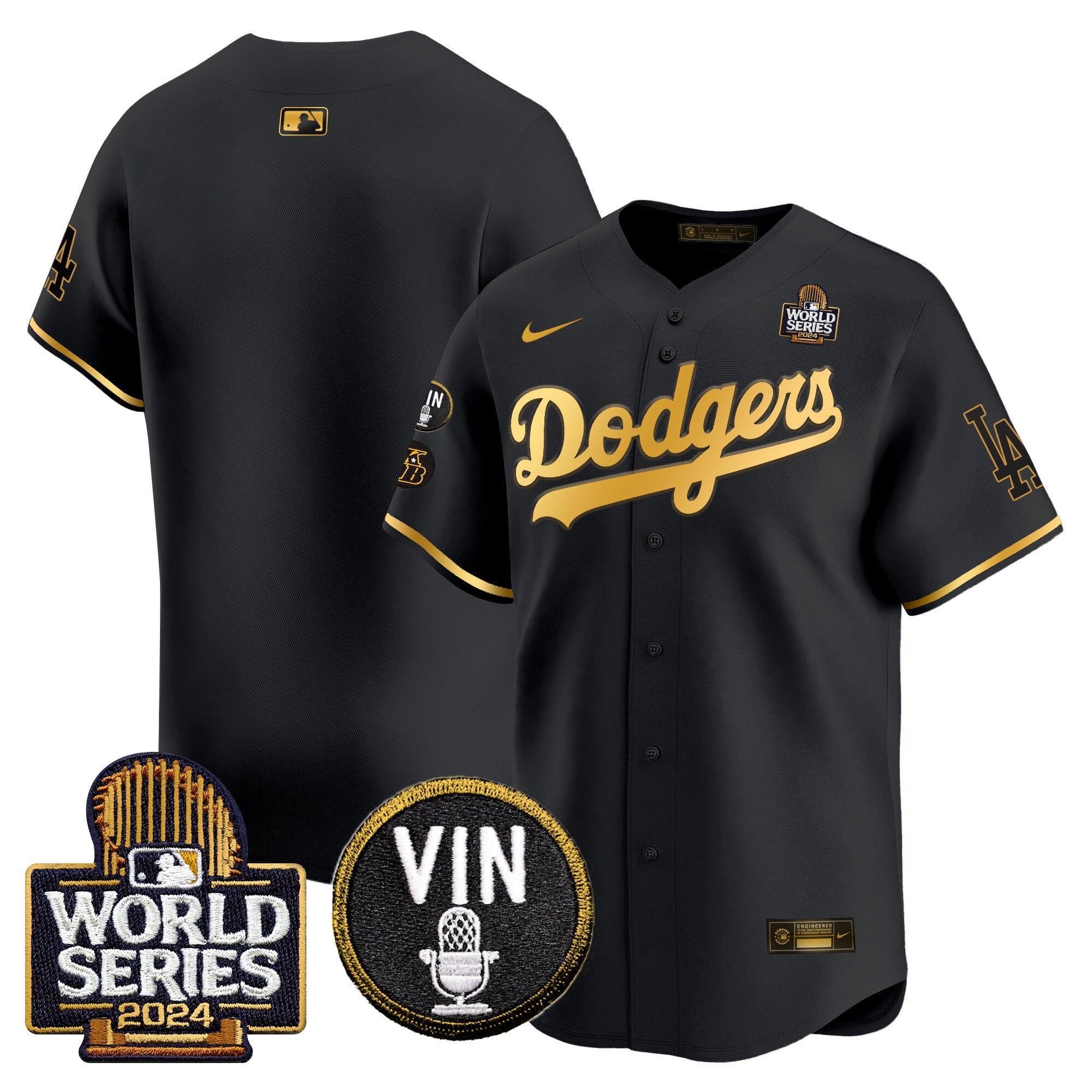 Men’s 2024 World Series Gold Trim Vapor Premier Limited Jersey V2