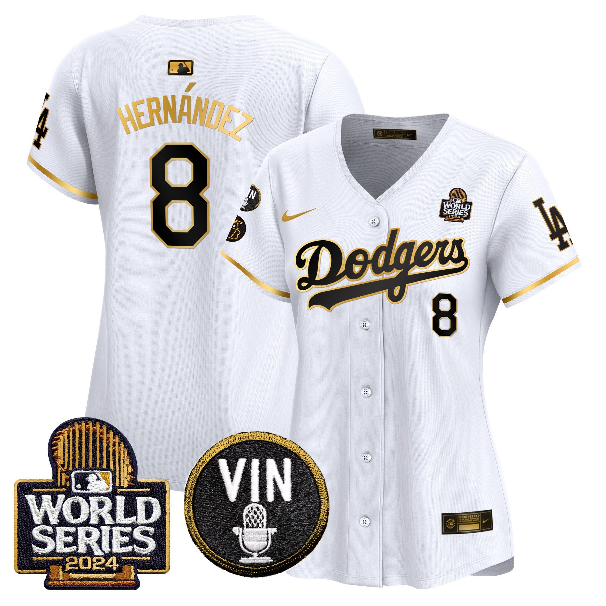 Women’s 2024 World Series Gold Trim Vapor Premier Limited Jersey V2