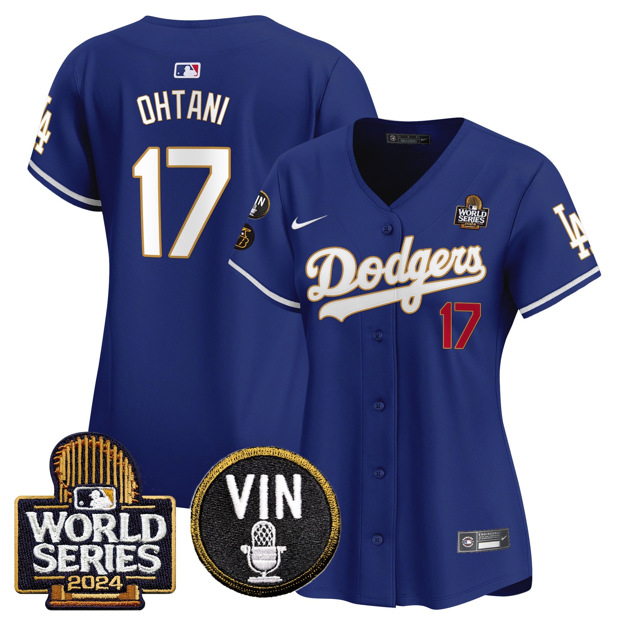 Women’s 2024 World Series Gold Trim Vapor Premier Limited Jersey V2