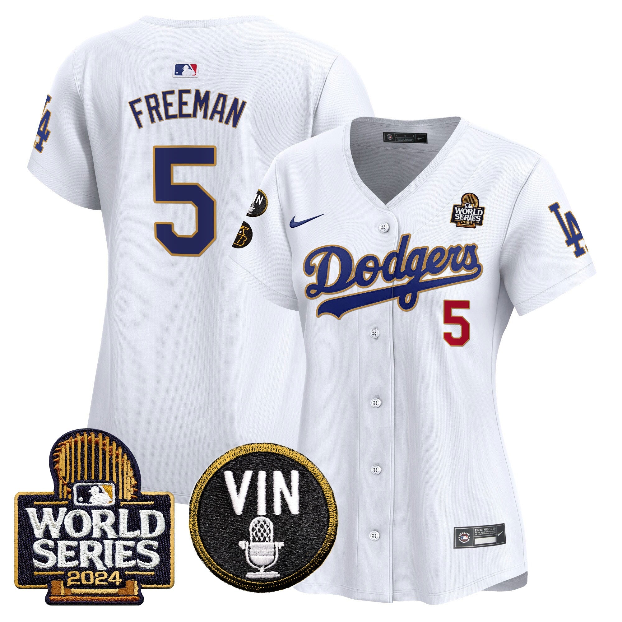 Women’s 2024 World Series Gold Trim Vapor Premier Limited Jersey V2
