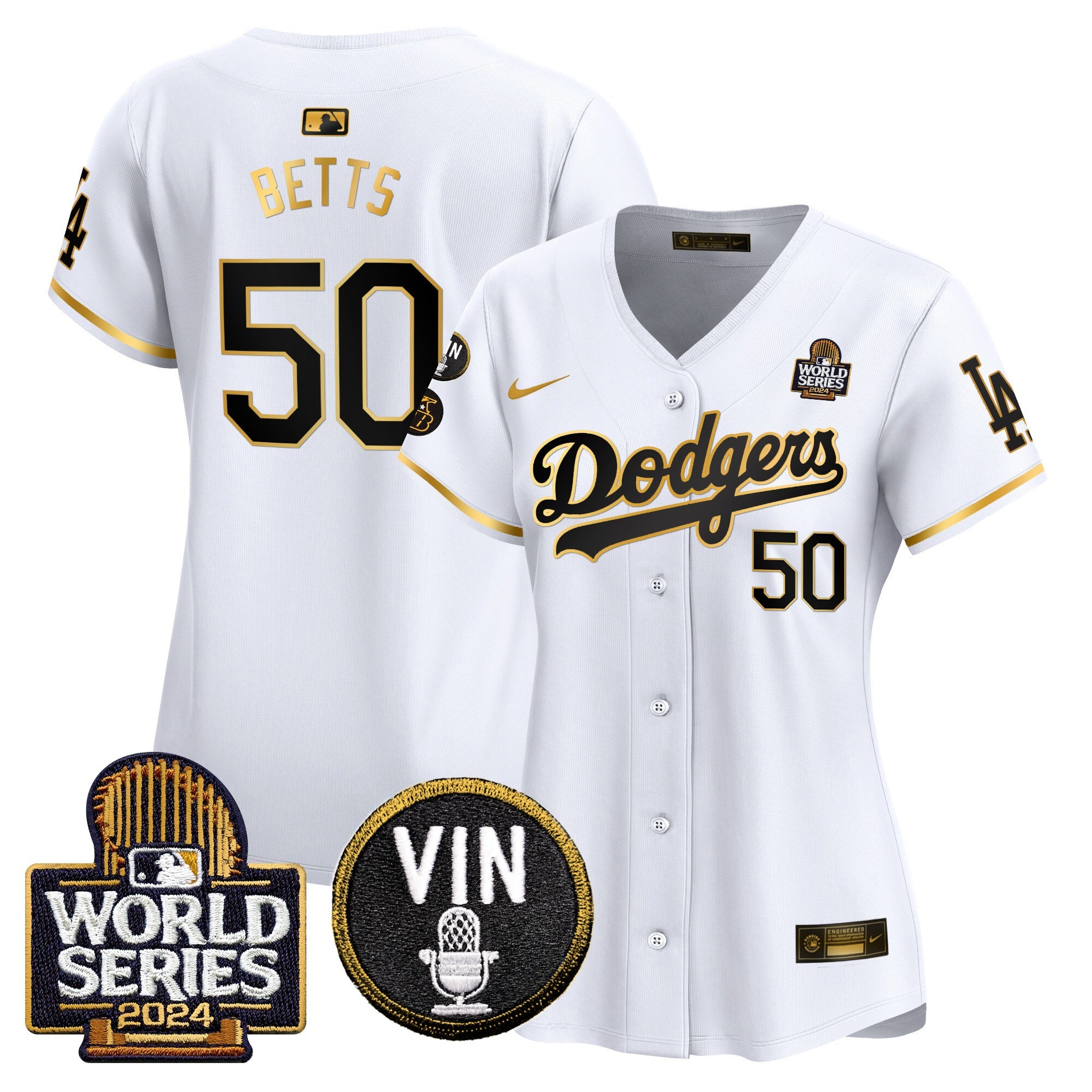 Women’s 2024 World Series Gold Trim Vapor Premier Limited Jersey V2