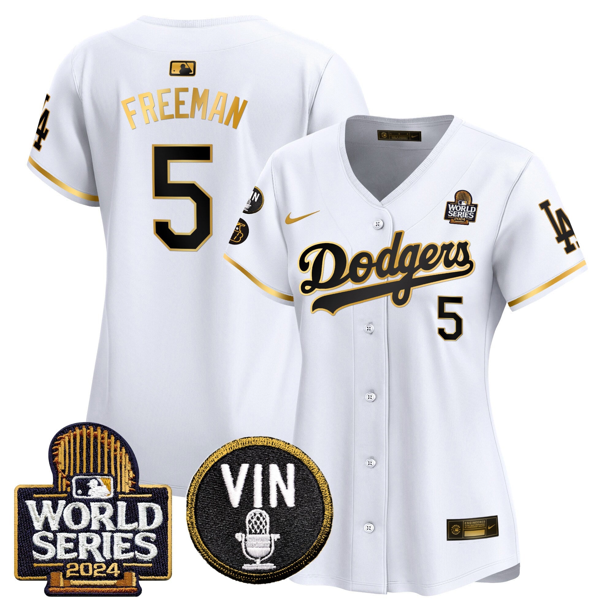 Women’s 2024 World Series Gold Trim Vapor Premier Limited Jersey V2