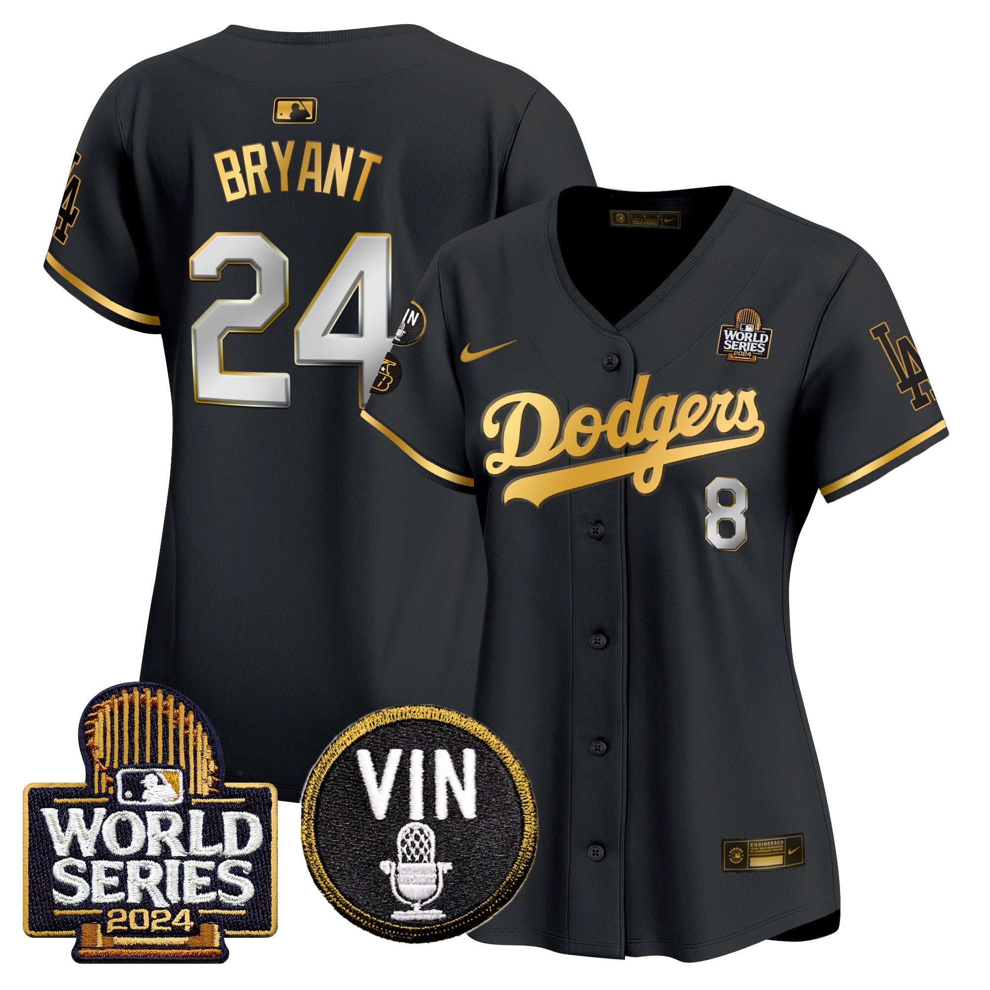 Women’s 2024 World Series Gold Trim Vapor Premier Limited Jersey V2